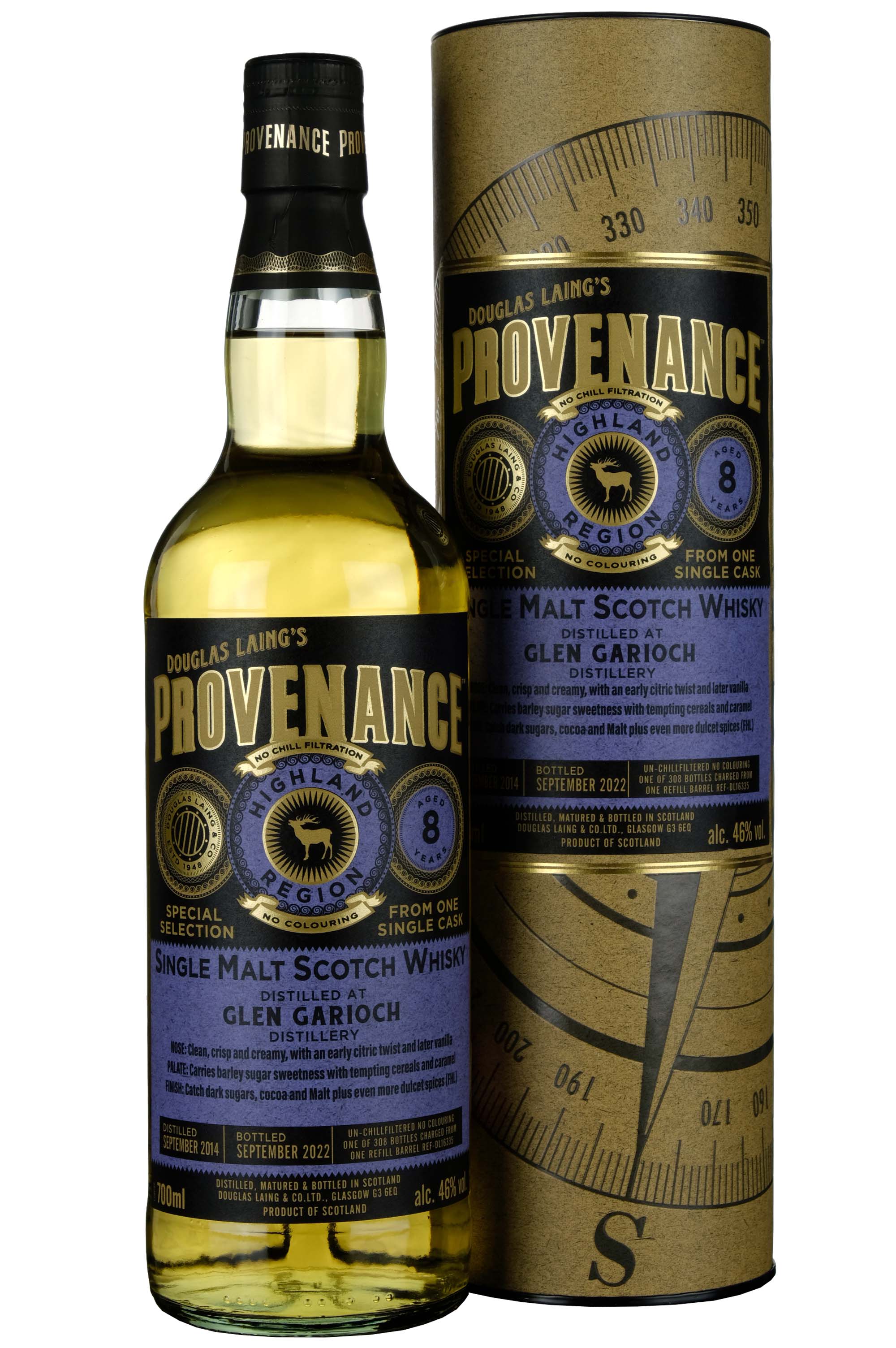 Glen Garioch 2014-2022 | 8 Year Old Douglas Laing Provenance Single Cask DL16335