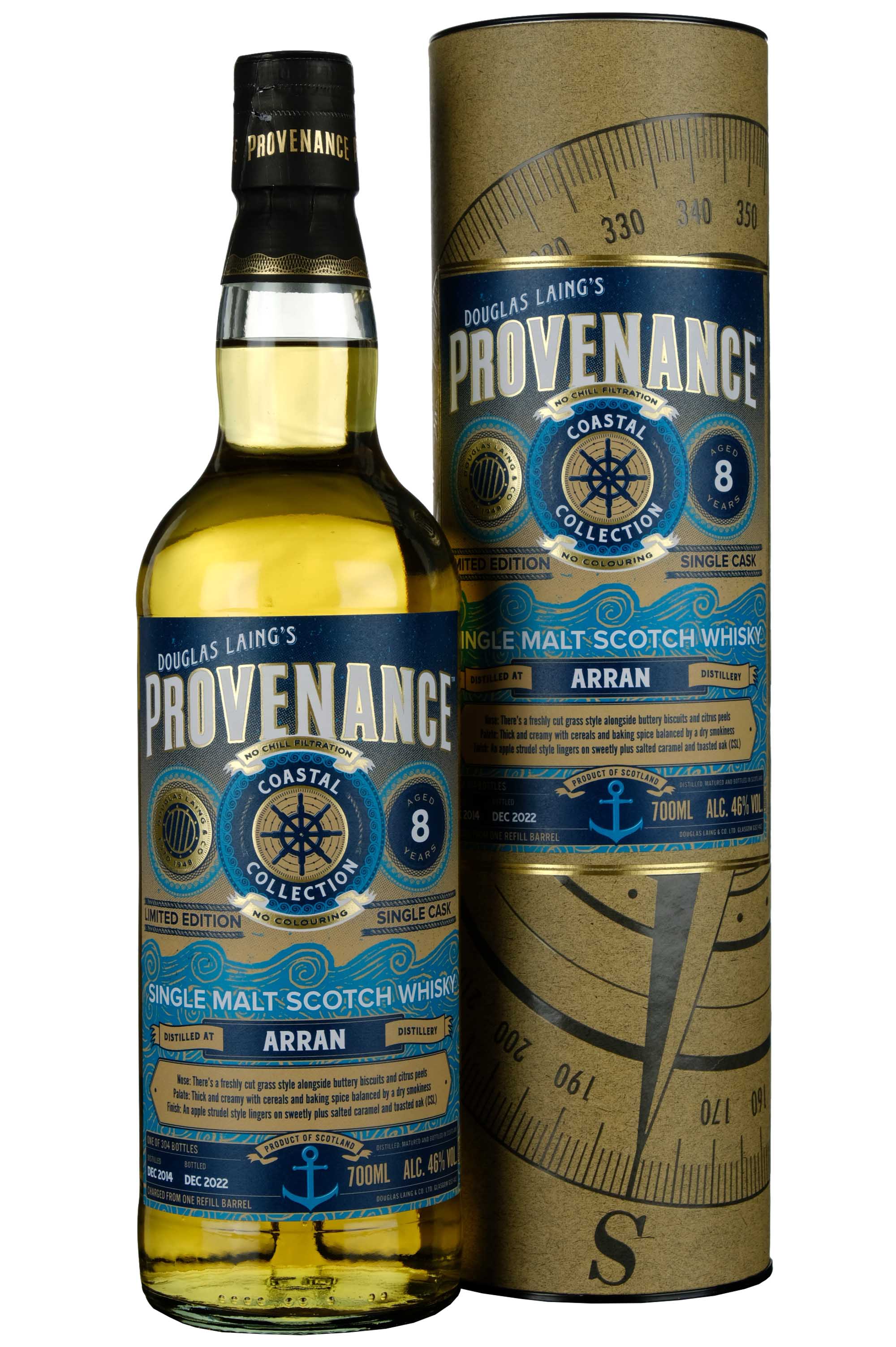 Arran 2014-2022 | 8 Year Old Douglas Laing Provenance Single Cask