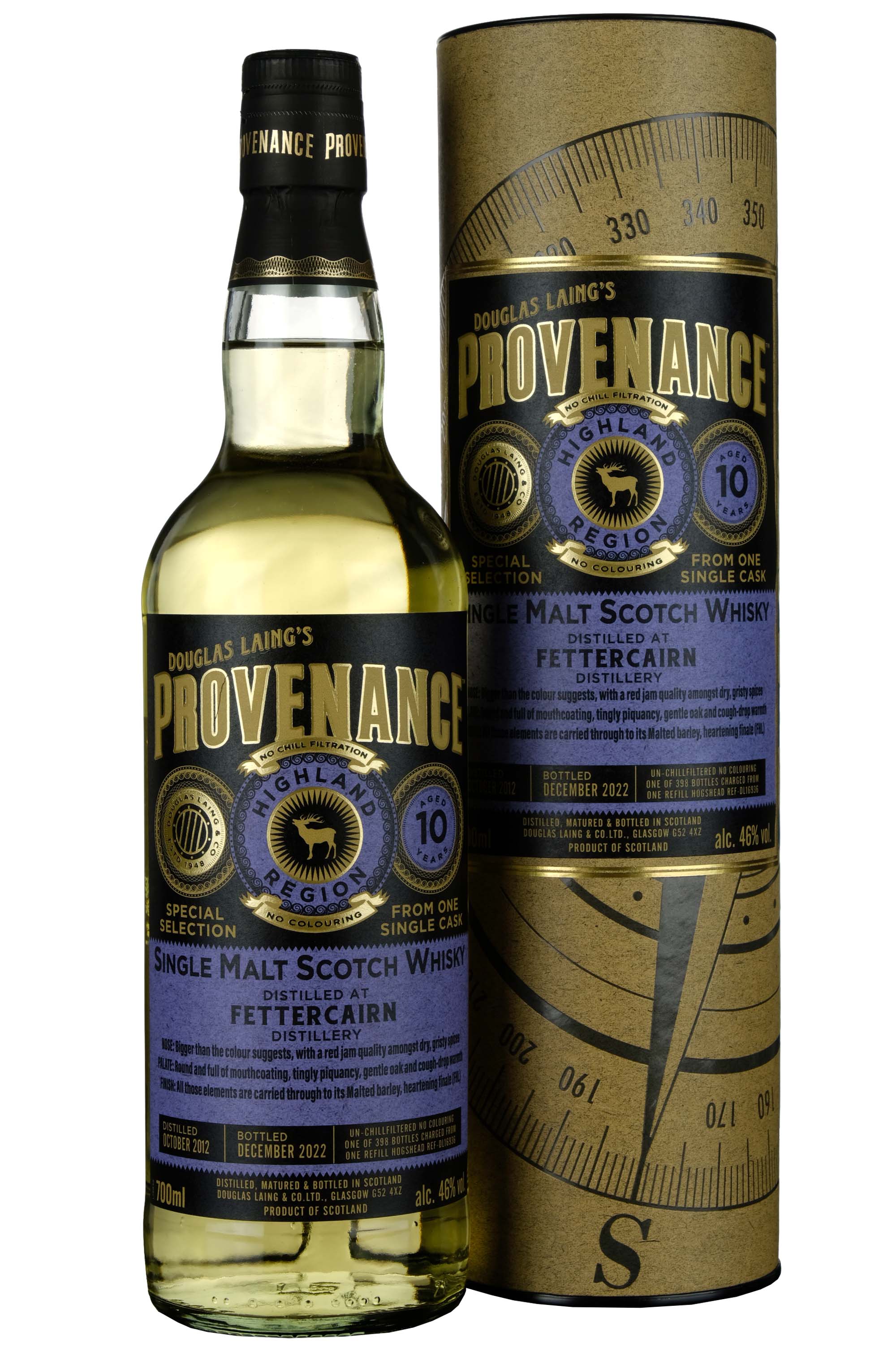 Fettercairn 2012-2022 | 10 Year Old Douglas Laing Provenance Single Cask DL16936