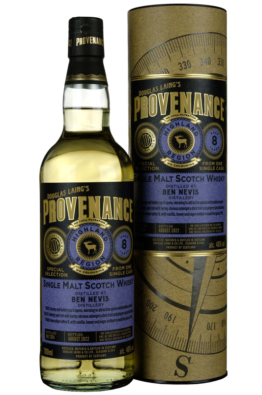 Ben Nevis 2014-2022 | 8 Year Old Douglas Laing Provenance Single Cask DL16322