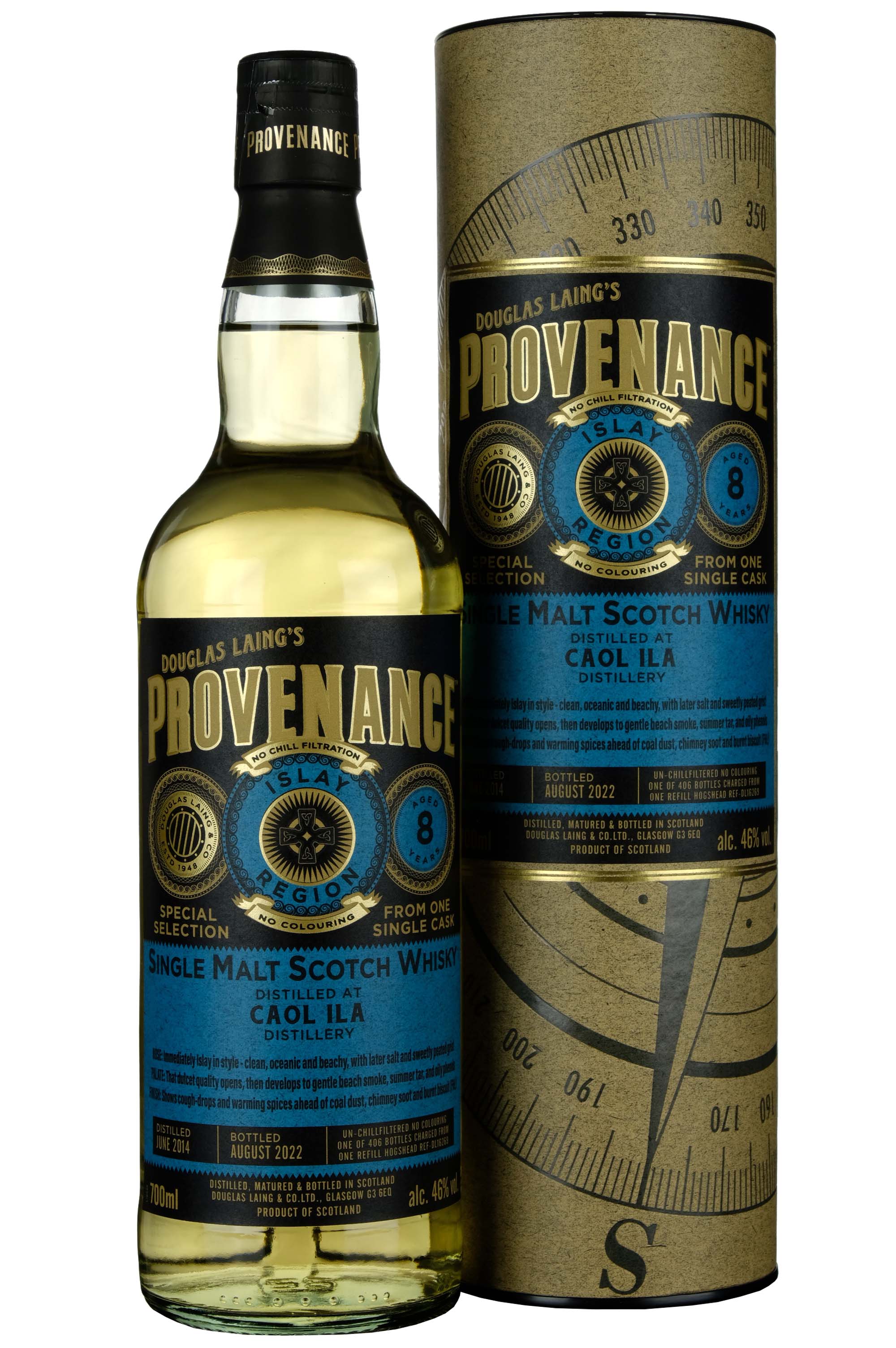 Caol Ila 2014-2022 | 8 Year Old Douglas Laing Provenance Single Cask DL16269