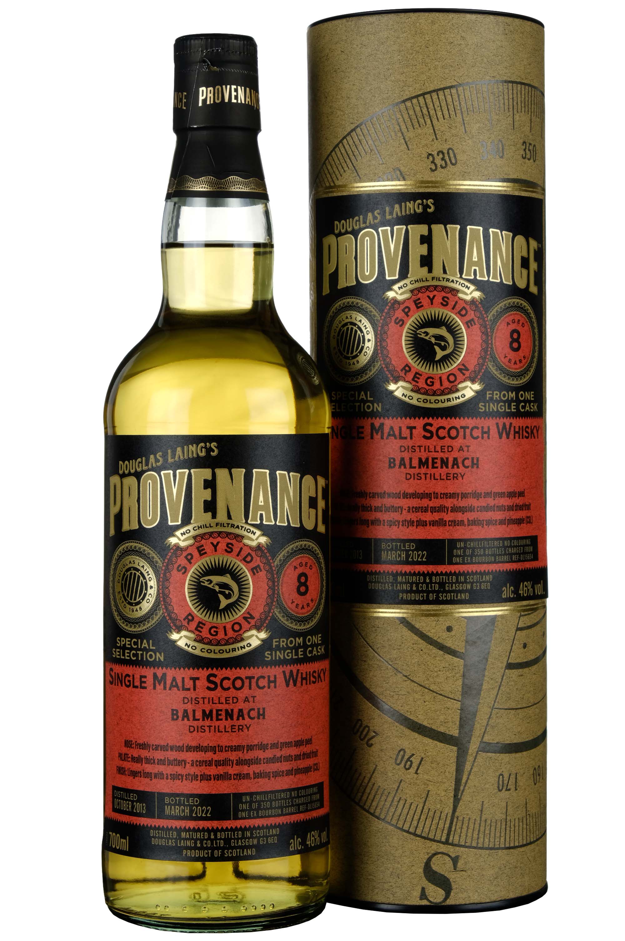 Balmenach 2013-2022 | 8 Year Old Douglas Laing Provenance Single Cask DL15654