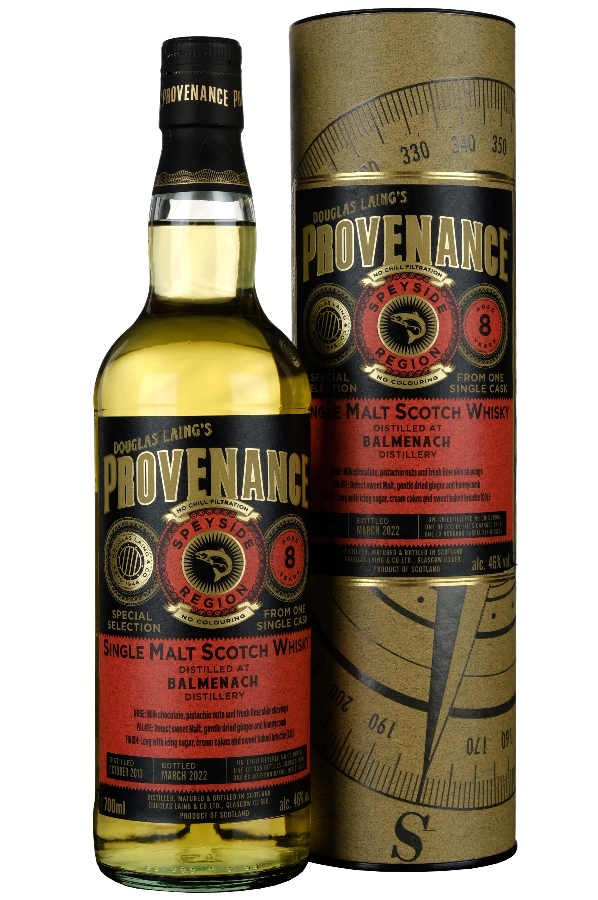 Balmenach 2013-2022 | 8 Year Old Douglas Laing Provenance Single Cask DL15655