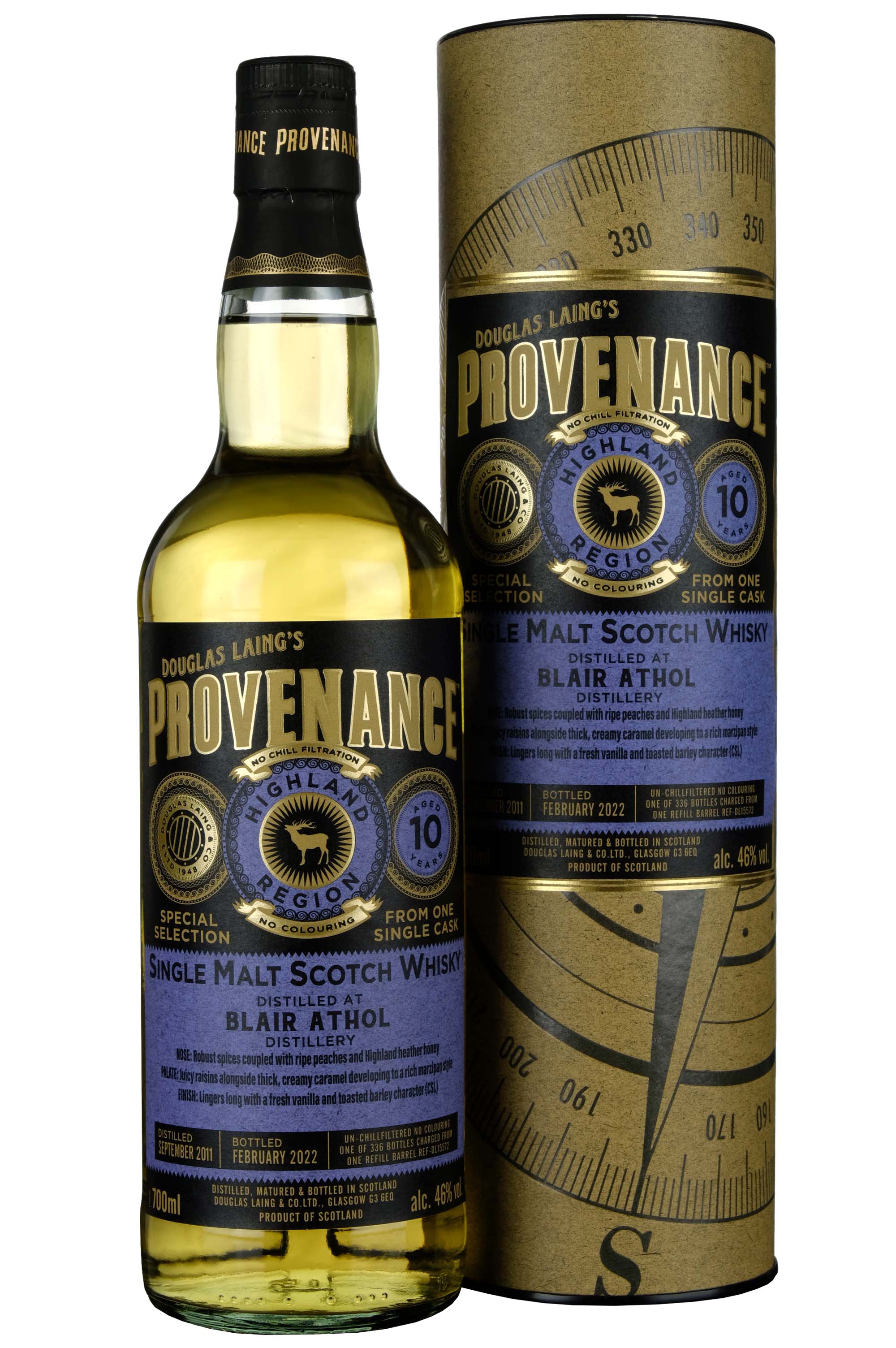Blair Athol 2011-2022 | 10 Year Old Douglas Laing Provenance Single Cask DL15572