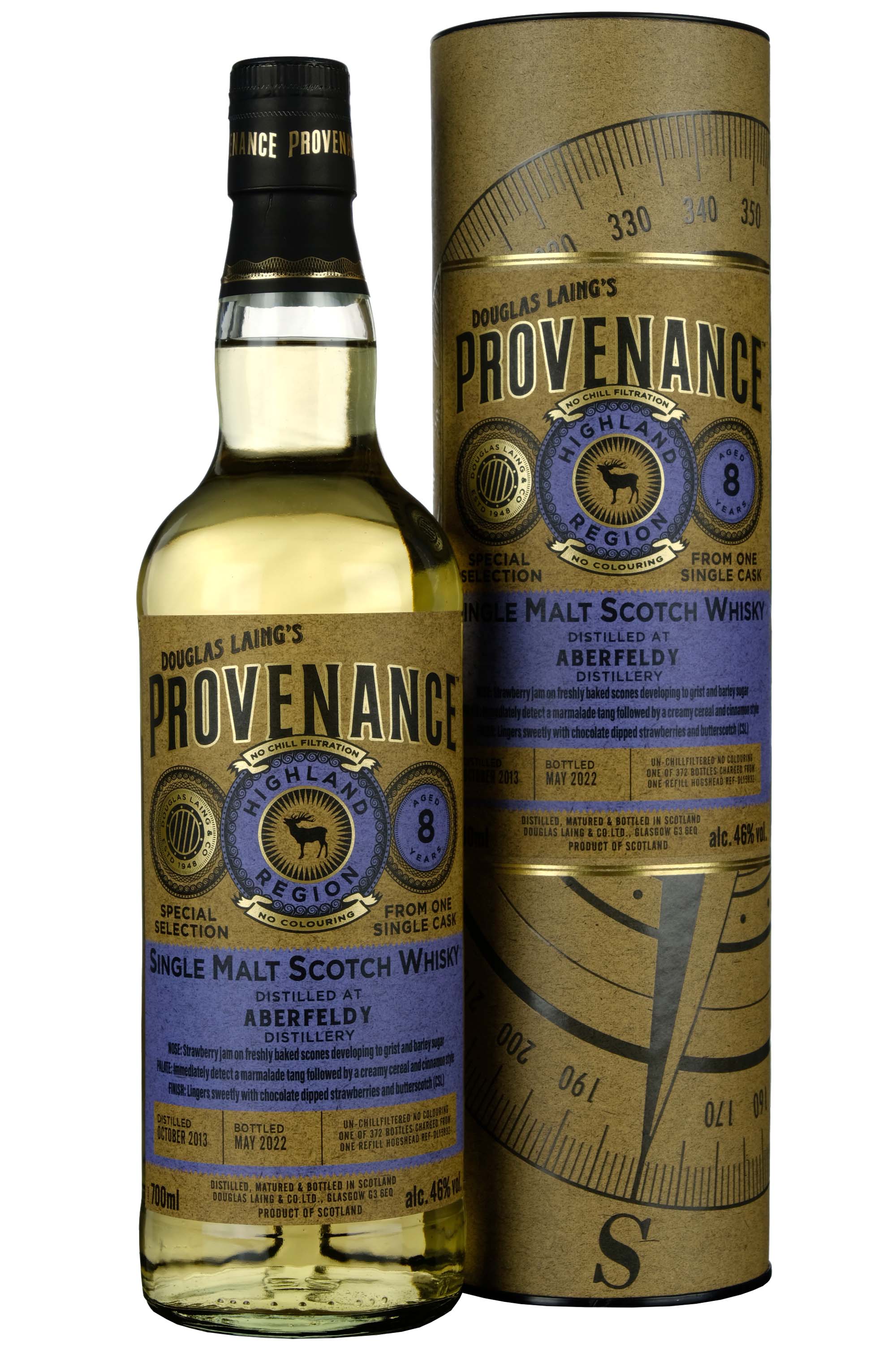 Aberfeldy 2013-2022 | 8 Year Old Douglas Laing Provenance Single Cask DL15832