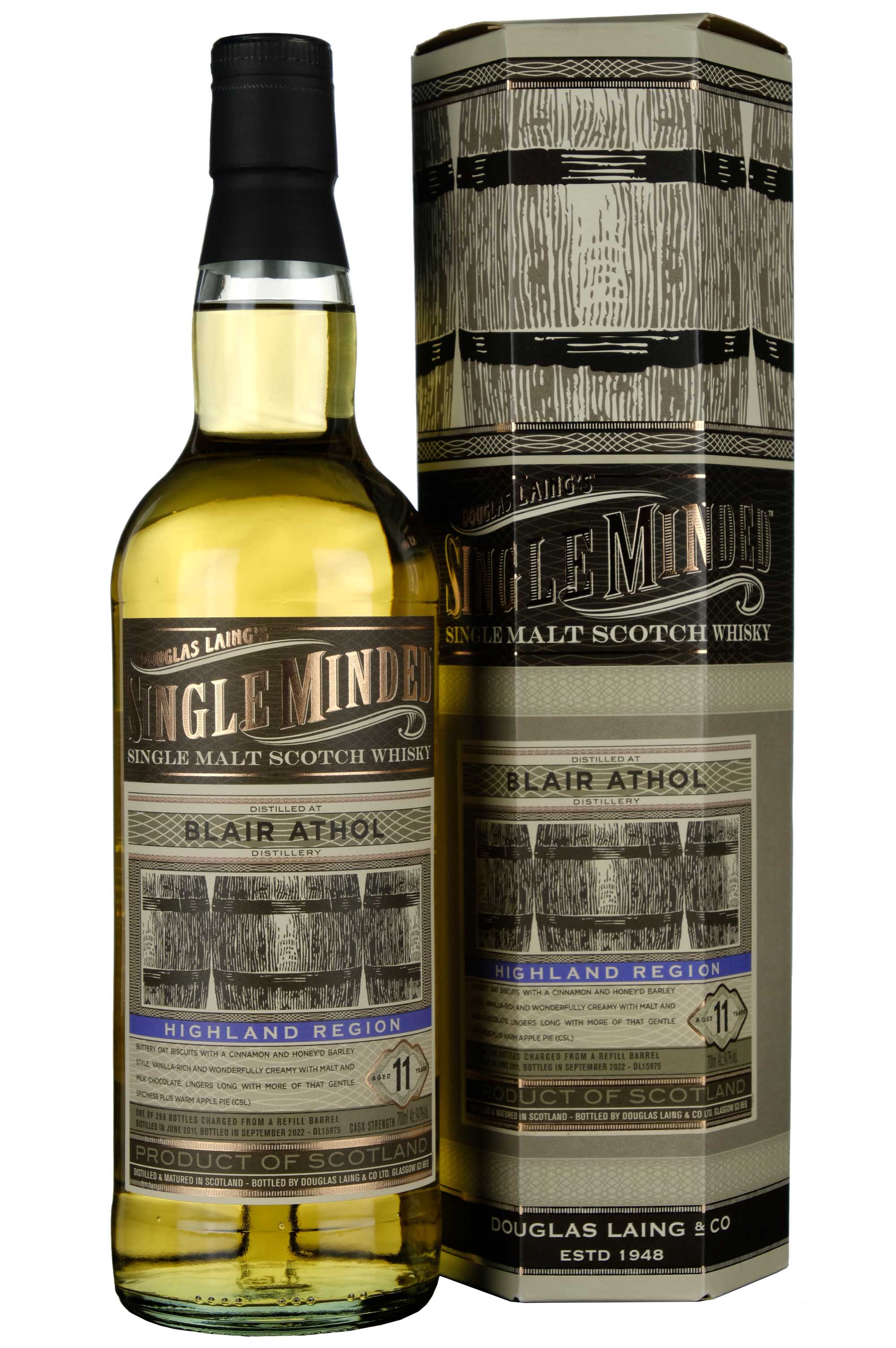 Blair Athol 2011-2022 | 11 Year Old Douglas Laing Single Minded Single Cask DL15975