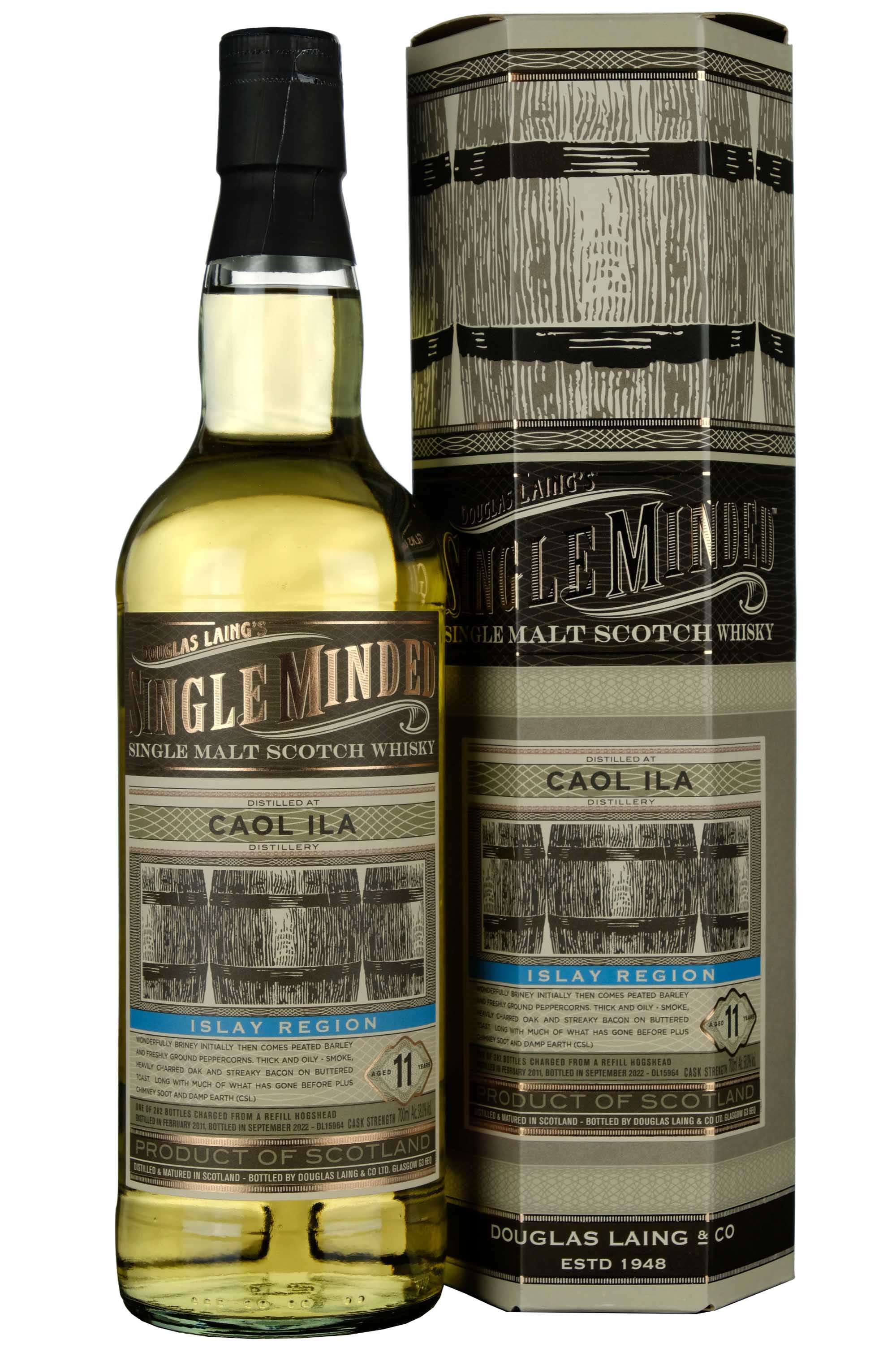 Caol Ila 2011-2022 | 11 Year Old Douglas Laing Single Minded Single Cask DL15964