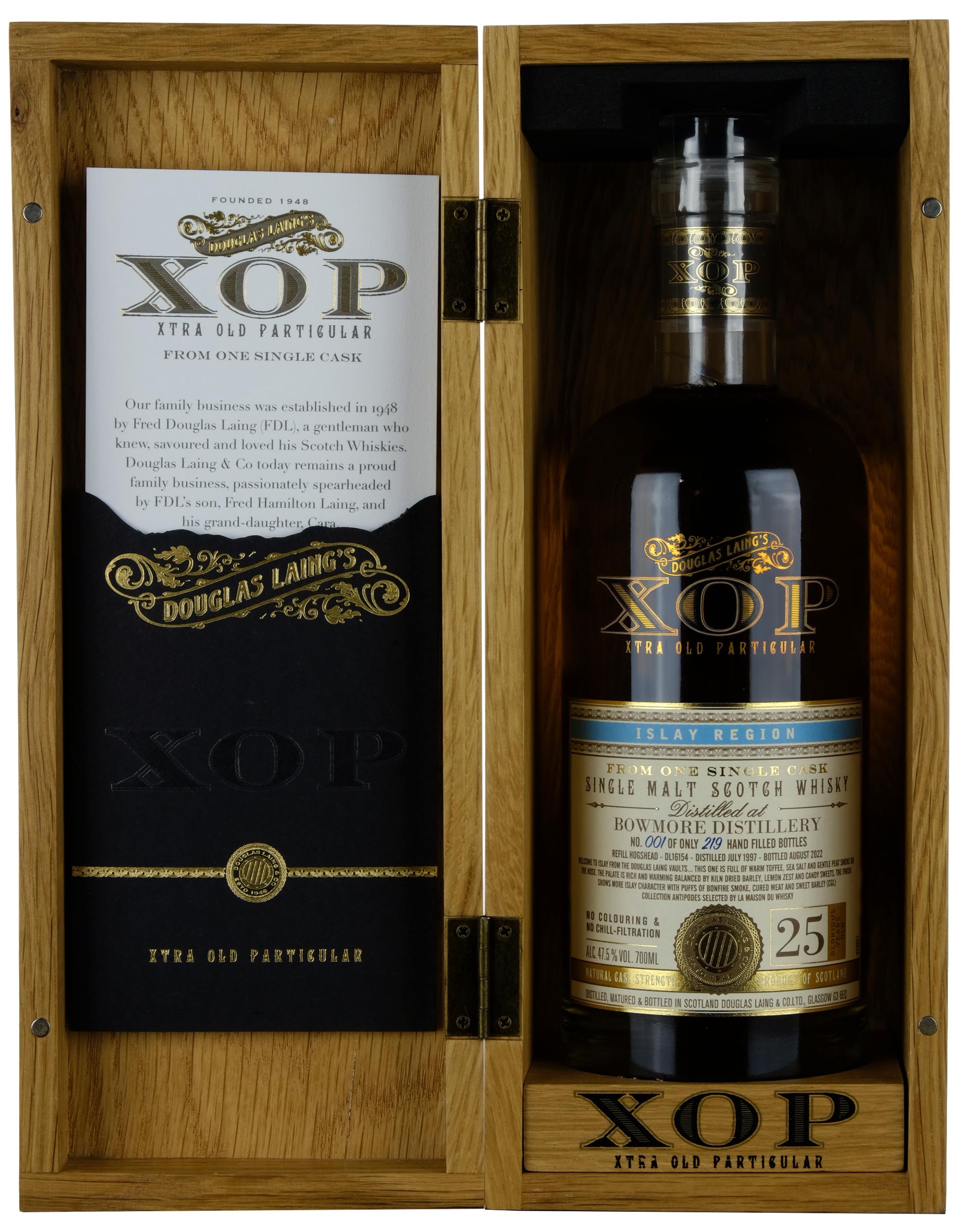 Bowmore 1997-2022 | 25 Year Old Douglas Laing XOP Single Cask DL16154