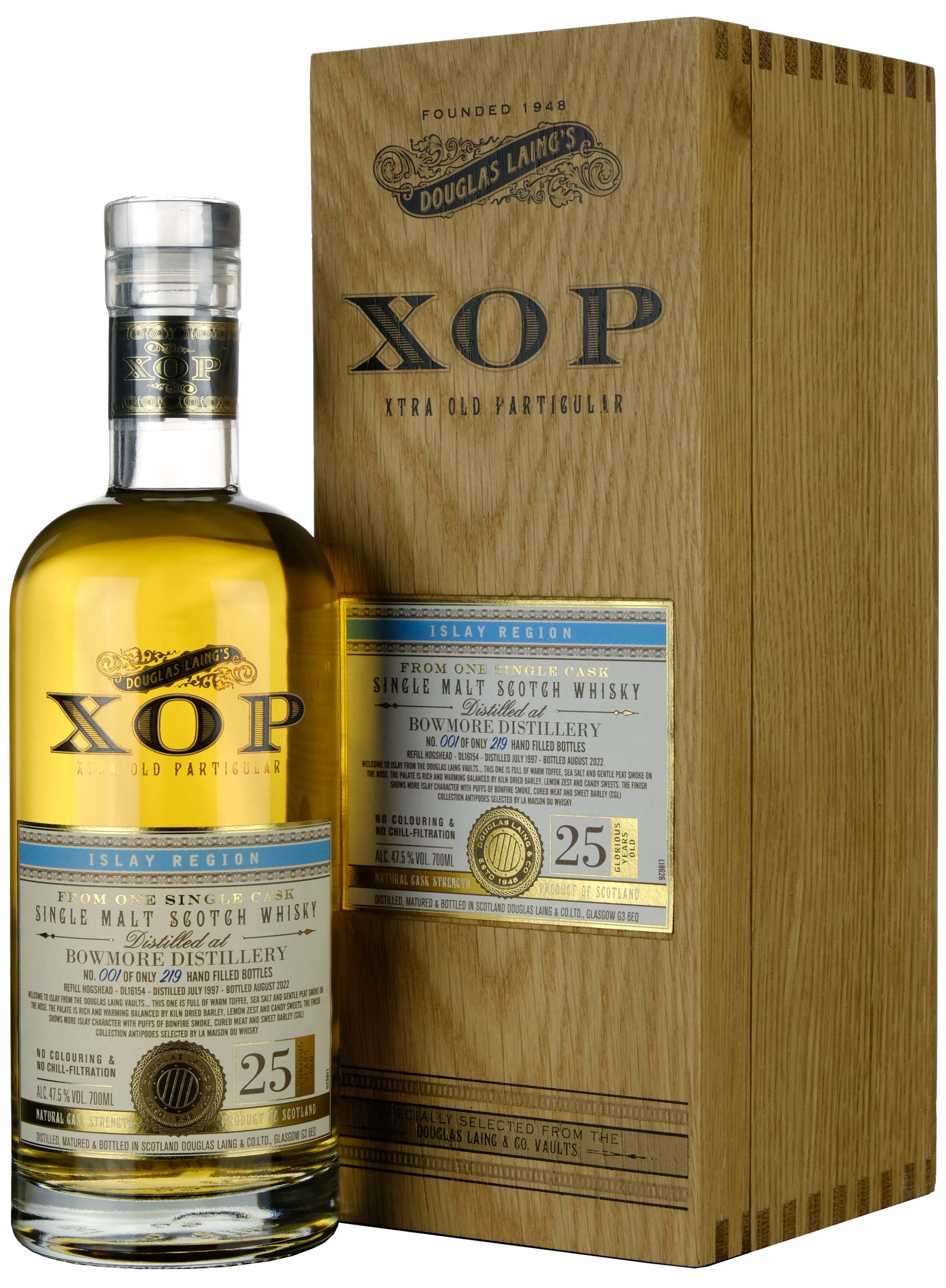 Bowmore 1997-2022 | 25 Year Old Douglas Laing XOP Single Cask DL16154