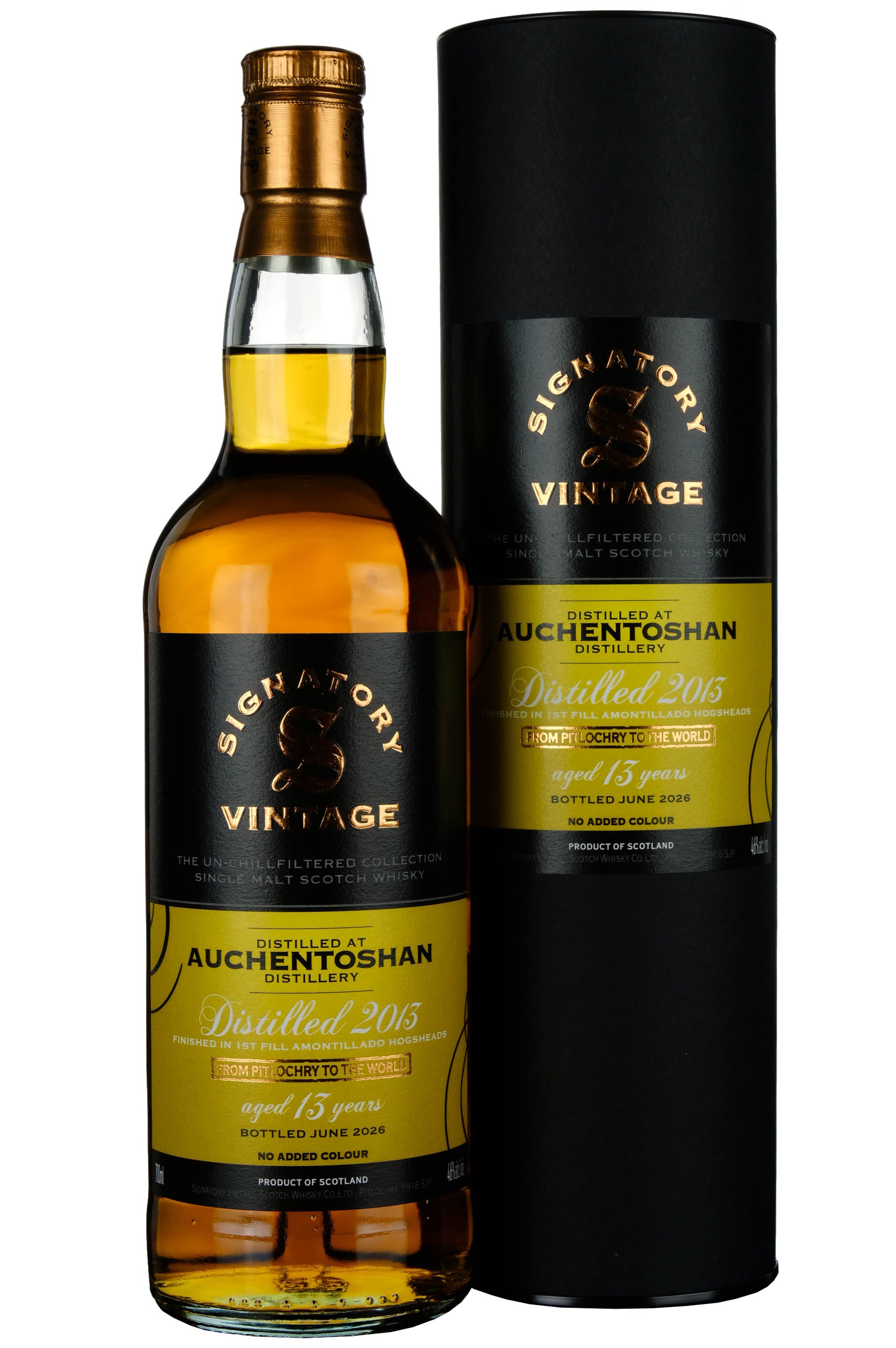 Auchentoshan 2013-2026 | 13 Year Old Signatory Vintage Un-Chillfiltered Collection