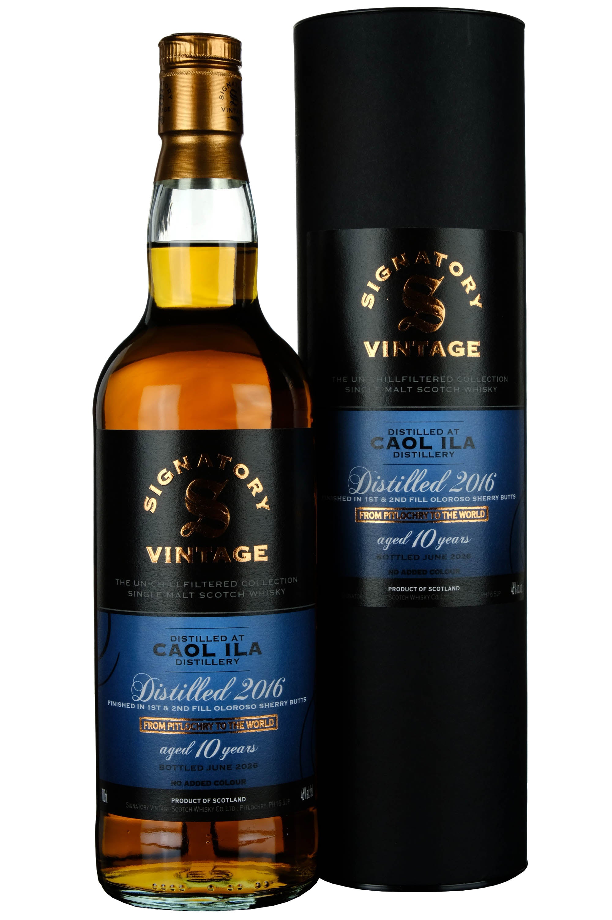 Caol Ila 2016-2026 | 10 Year Old Signatory Vintage Un-Chillfiltered Collection