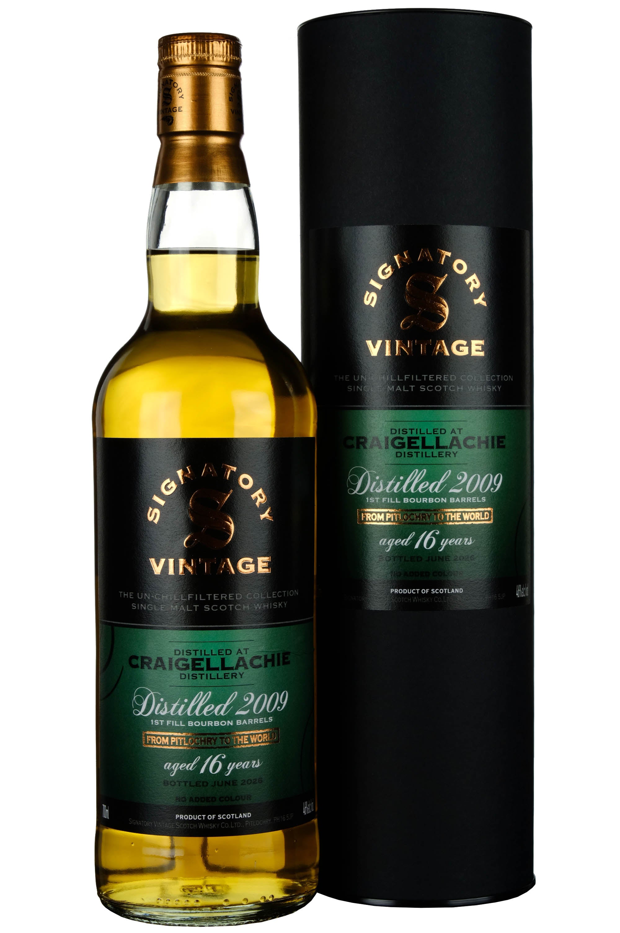 Craigellachie 2009-2026 | 16 Year Old Signatory Vintage Un-Chillfiltered Collection