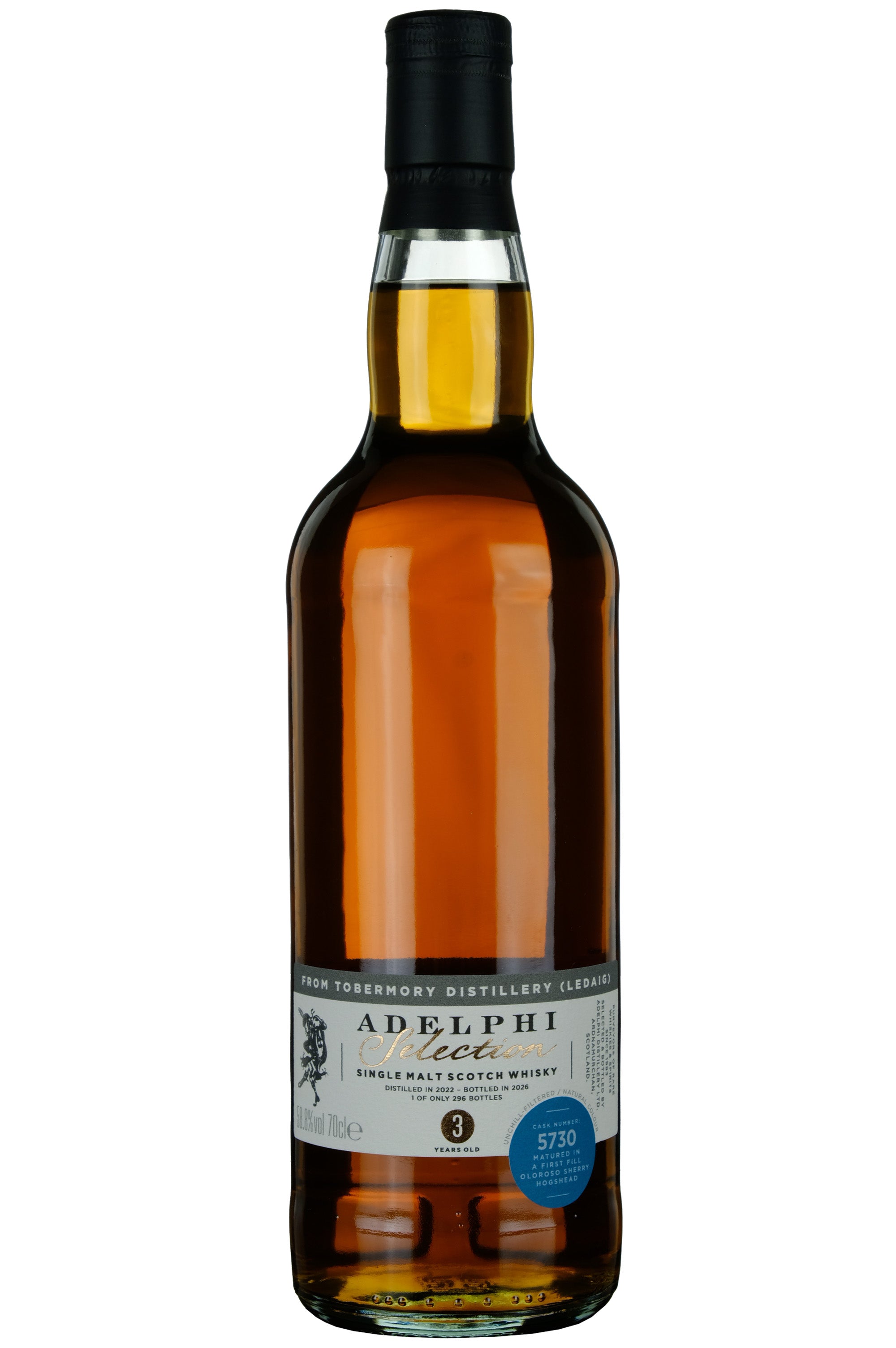 Ledaig 2022-2026 | 3 Year Old Adelphi Selection Single Cask 5730