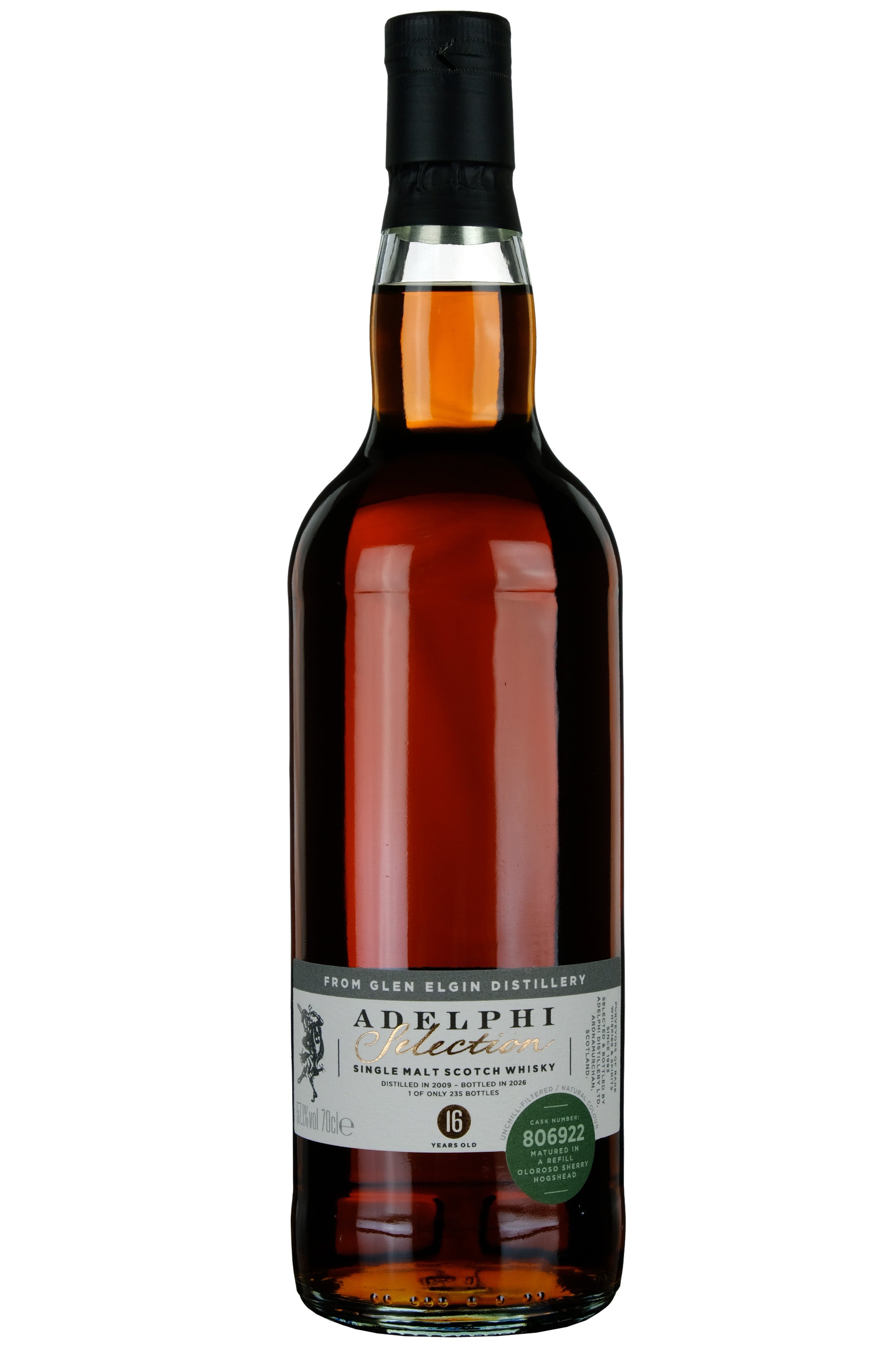 Glen Elgin 2009-2026 | 16 Year Old Adelphi Selection Single Cask 806922