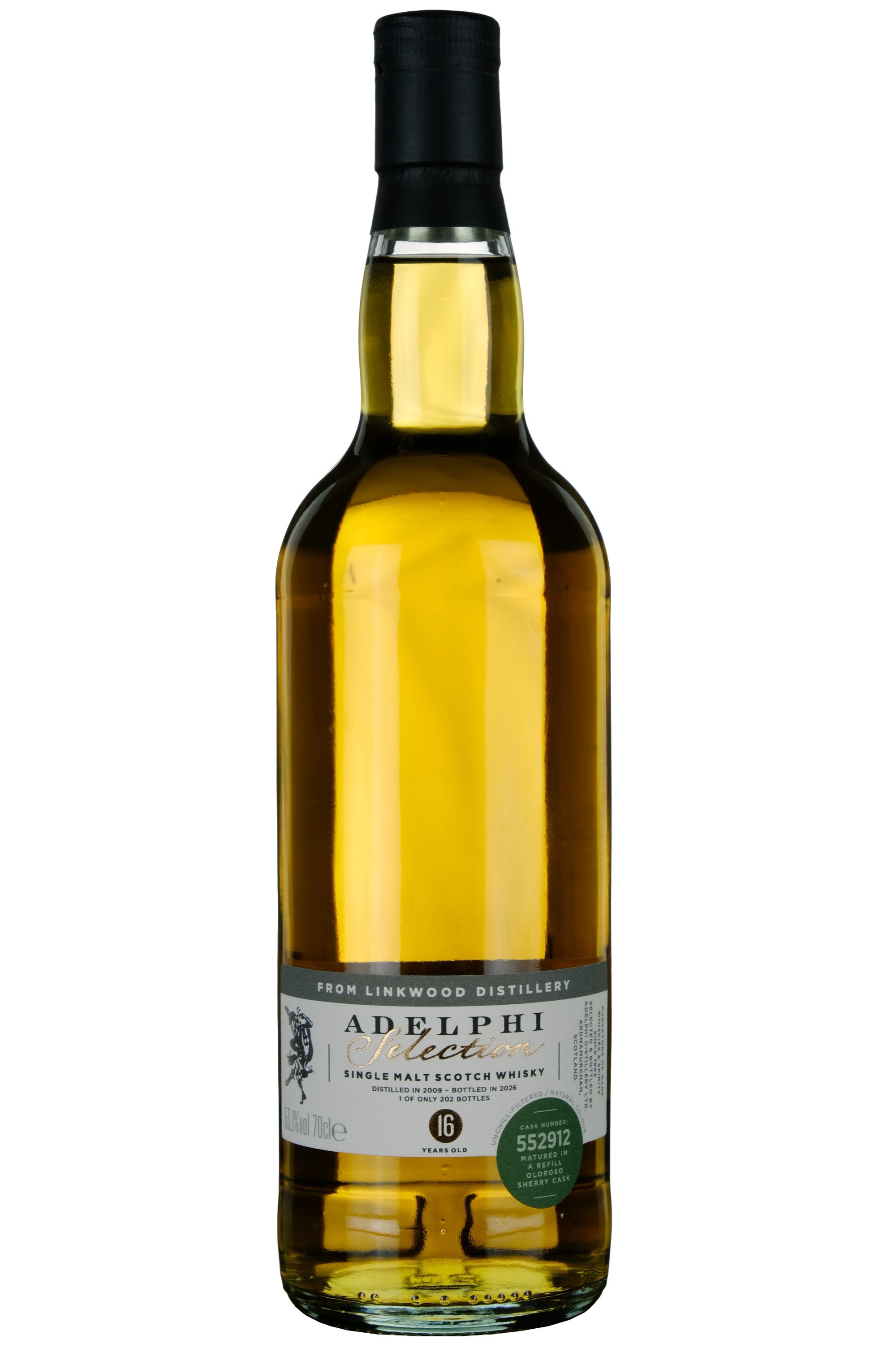 Linkwood 2009-2026 | 16 Year Old Adelphi Selection Single Cask 552912