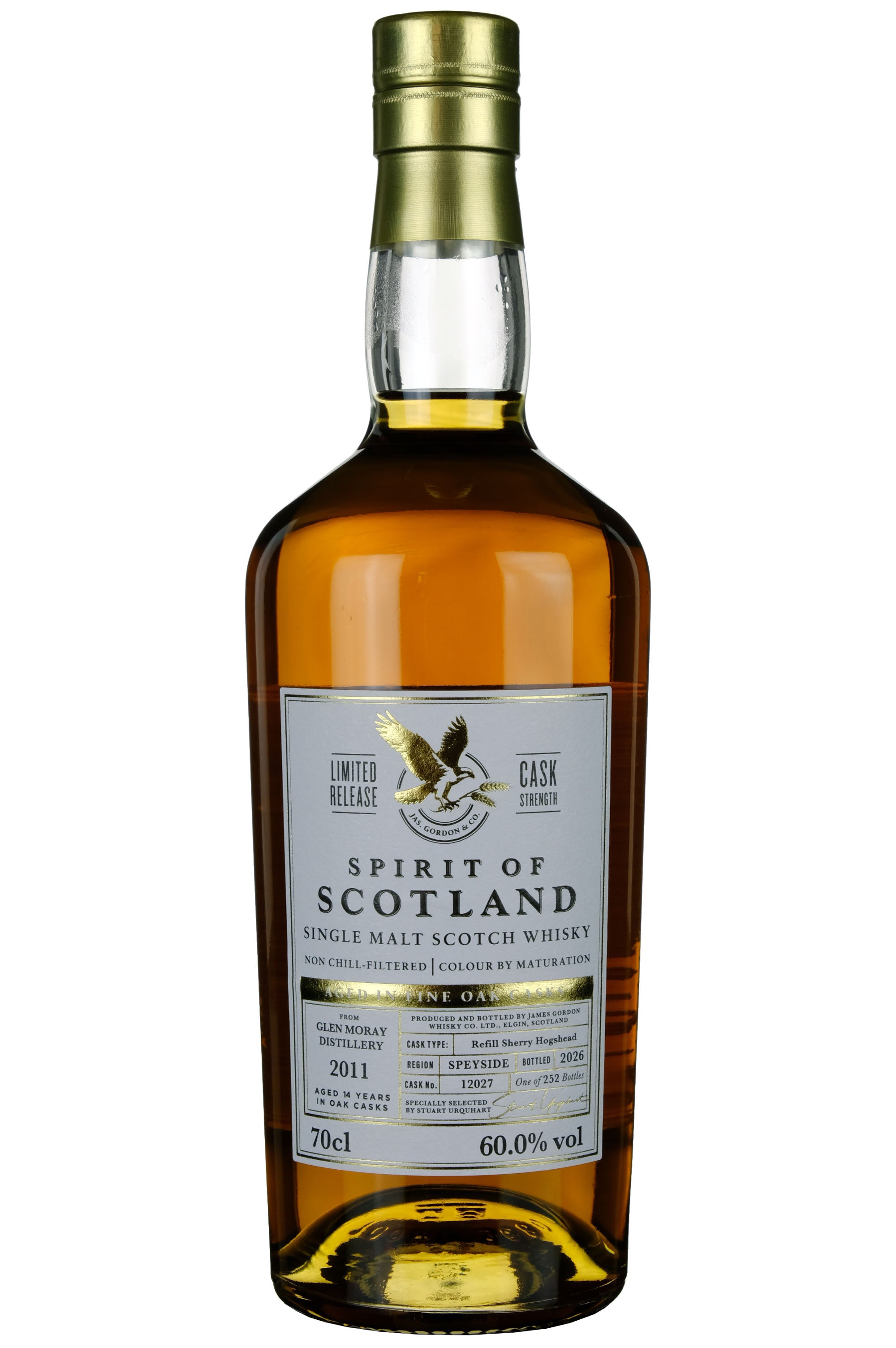 Glen Moray 2011-2026 | 14 Year Old Spirit Of Scotland Single Cask 12027