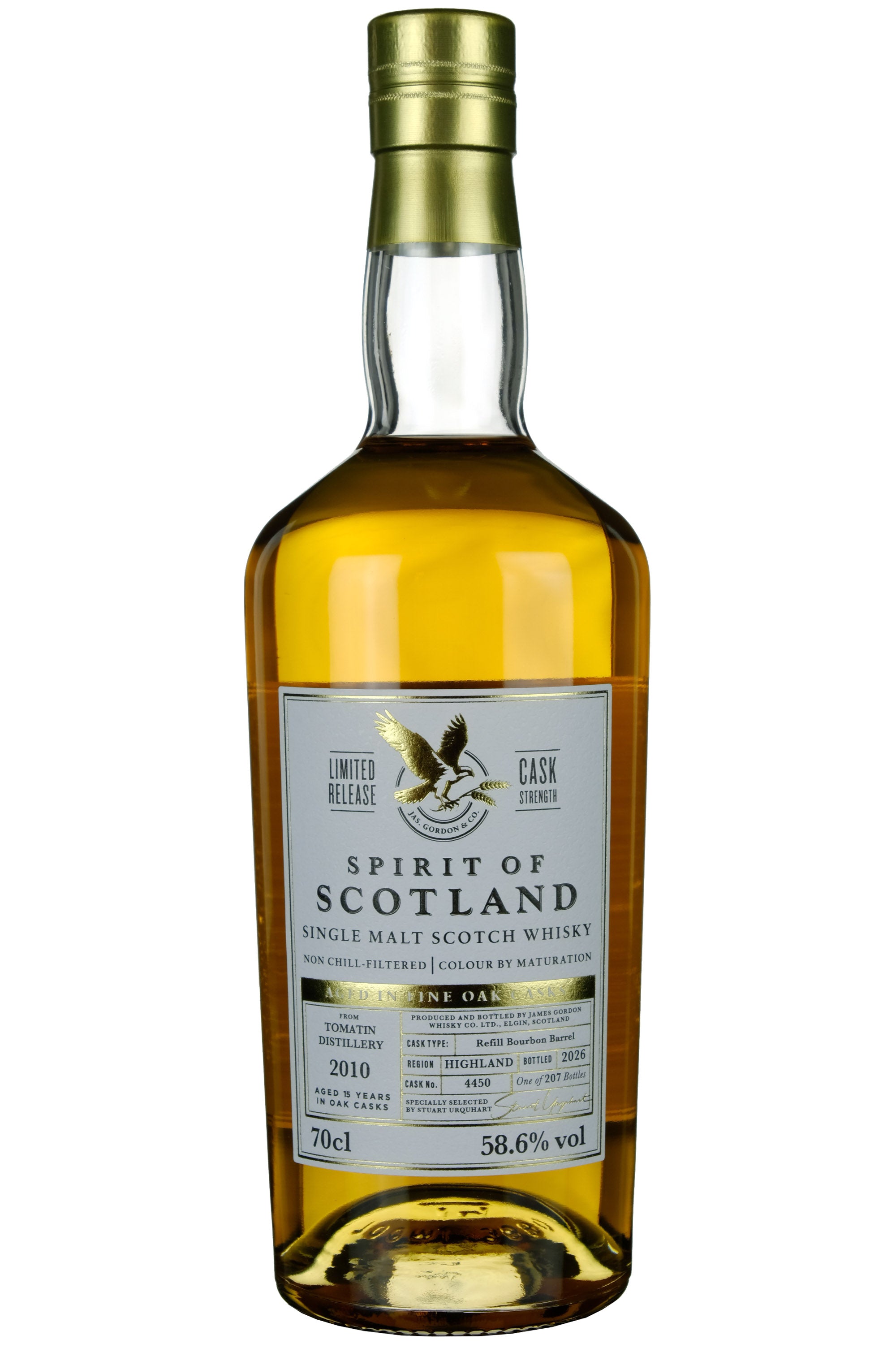 Tomatin 2010-2026 | 15 Year Old Spirit Of Scotland Single Cask 4450