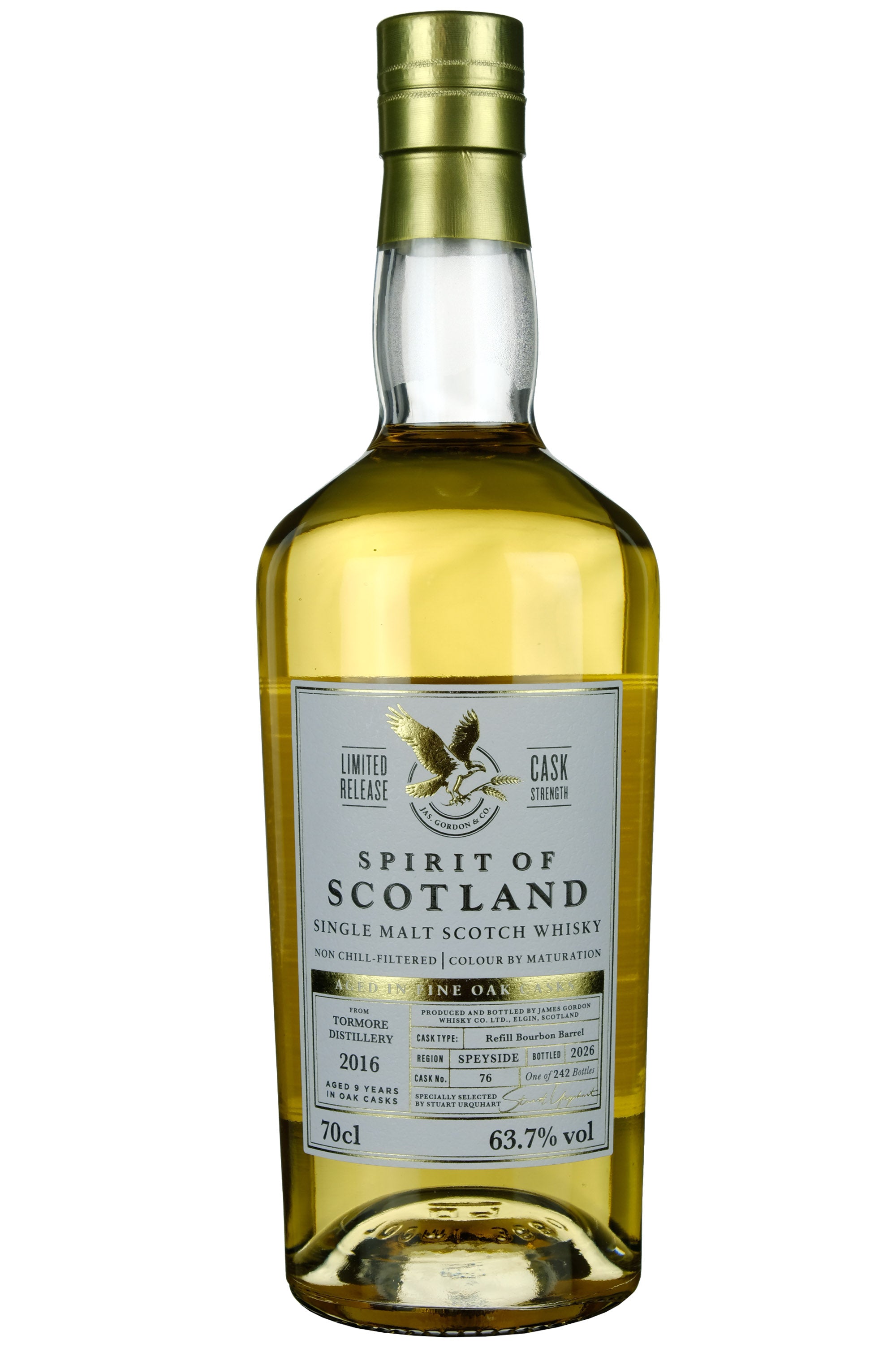 Tormore 2016-2026 | 9 Year Old Spirit Of Scotland Single Cask 76