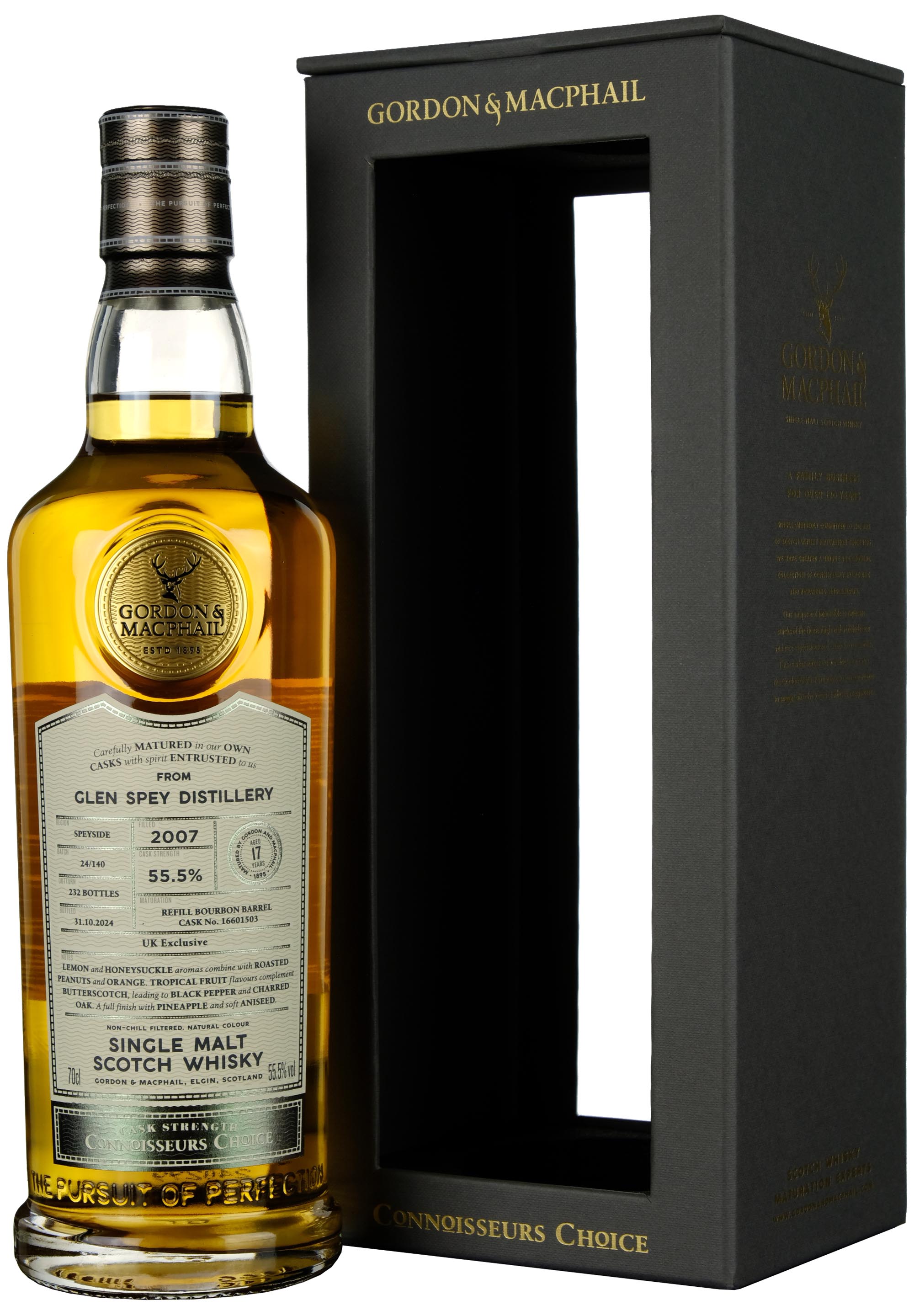 Glen Spey 2007-2024 | 17 Year Old Gordon & MacPhail Connoisseurs Choice Single Cask 16601503
