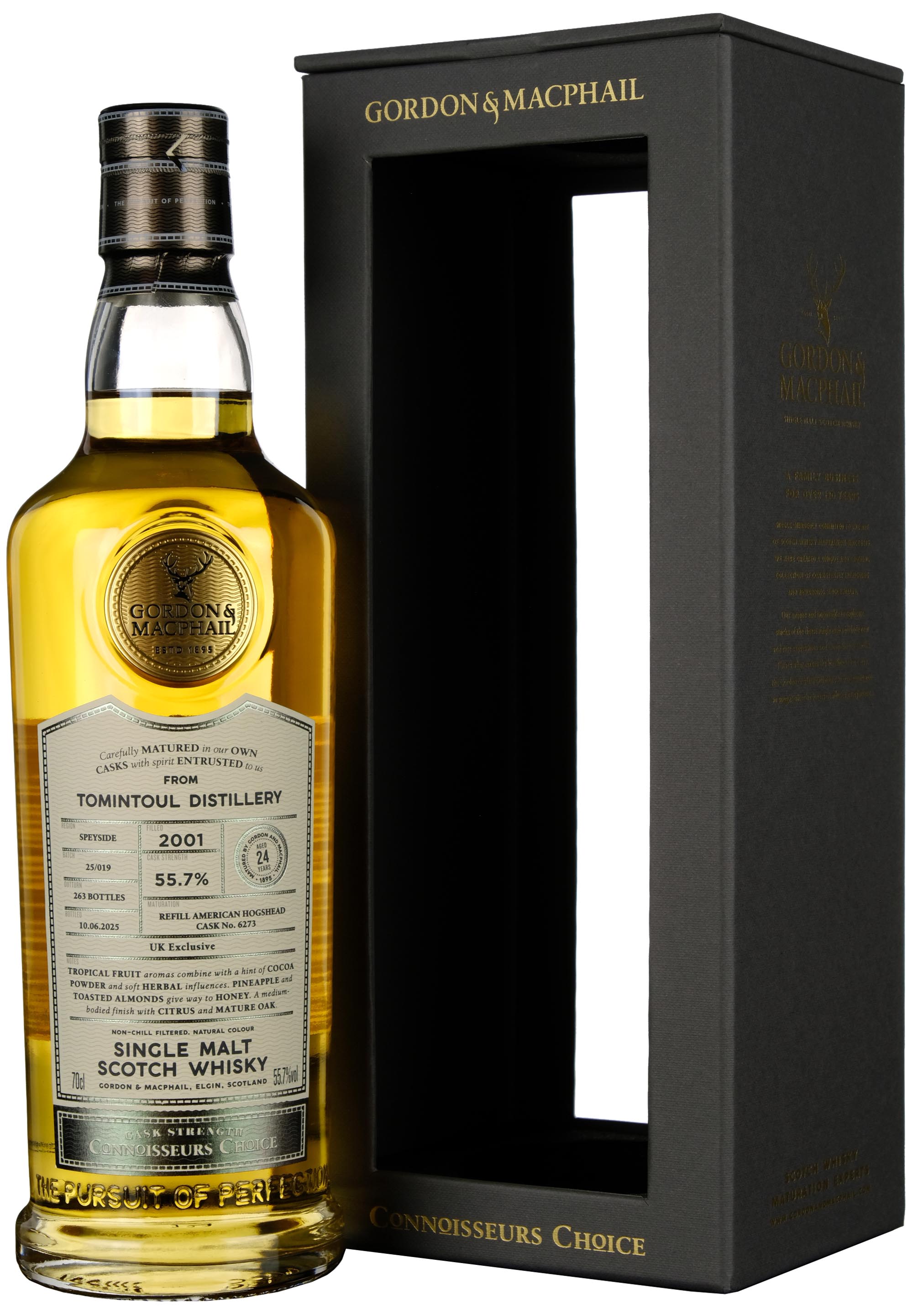 Tomintoul 2001-2025 | 24 Year Old Gordon & MacPhail Connoisseurs Choice Single Cask 6273