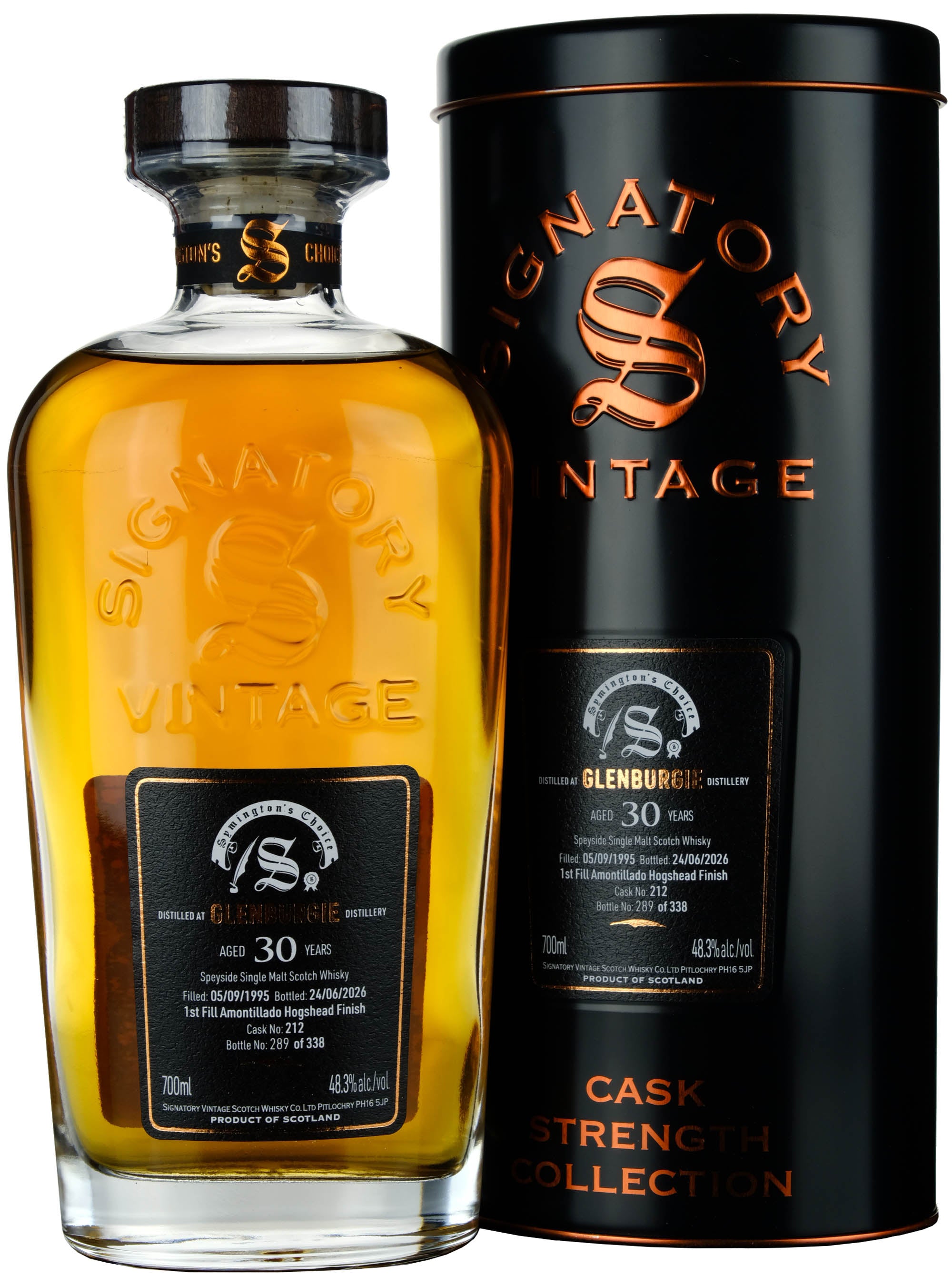 Glenburgie 1995-2026 | 30 Year Old Signatory Vintage Symington's Choice Single Cask 212