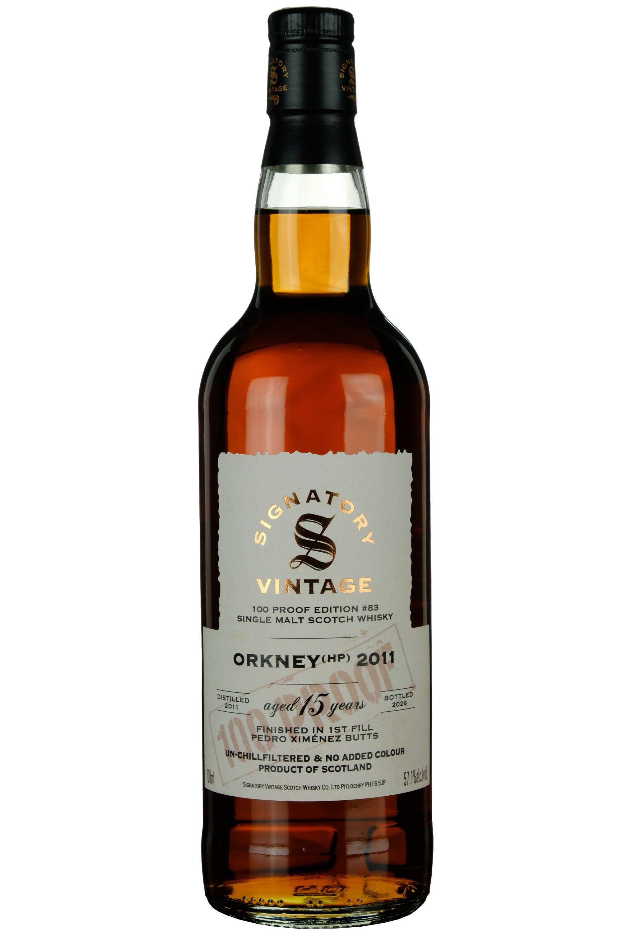 Orkney (HP) 2011-2026 | 15 Year Old Signatory Vintage 100 Proof Edition 83