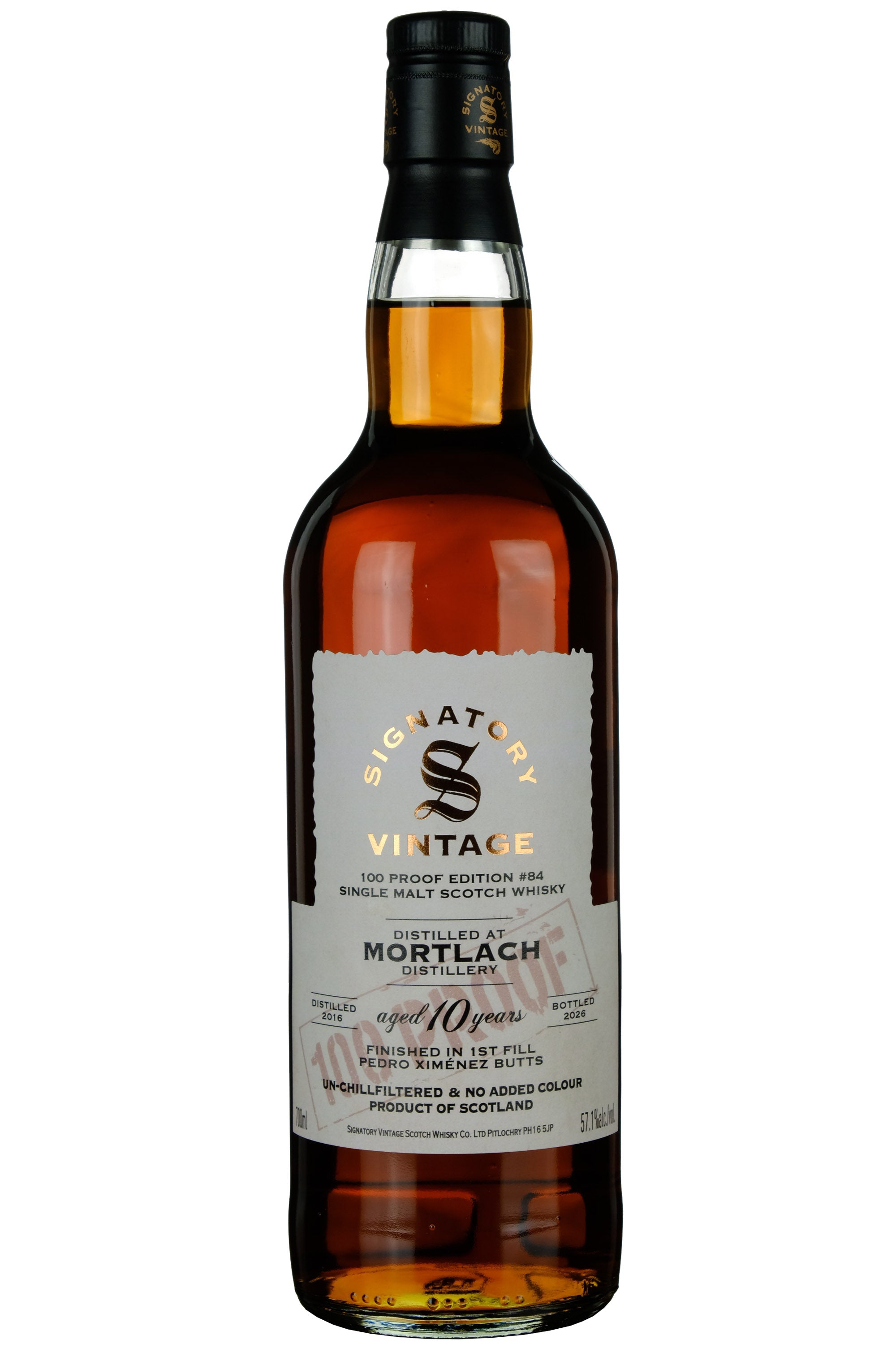 Mortlach 2016-2026 | 10 Year Old Signatory Vintage 100 Proof Edition 84