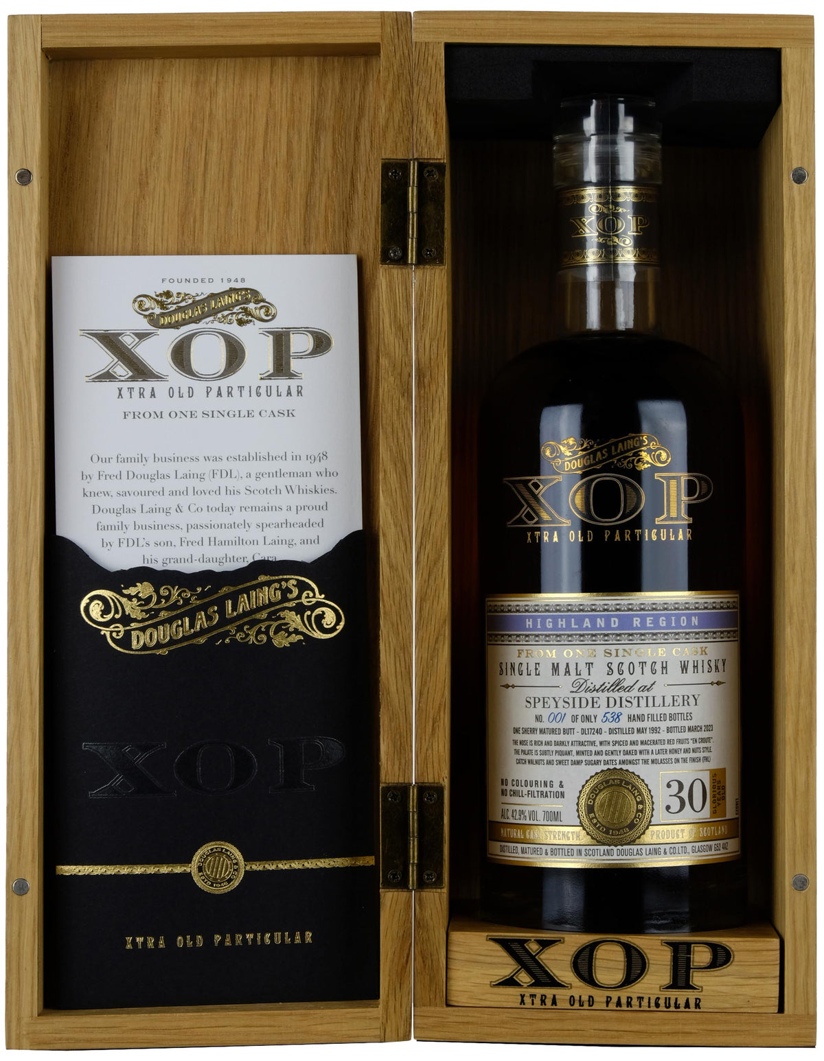 Speyside 1992-2023 | 30 Year Old Douglas Laing XOP Single Cask DL17240