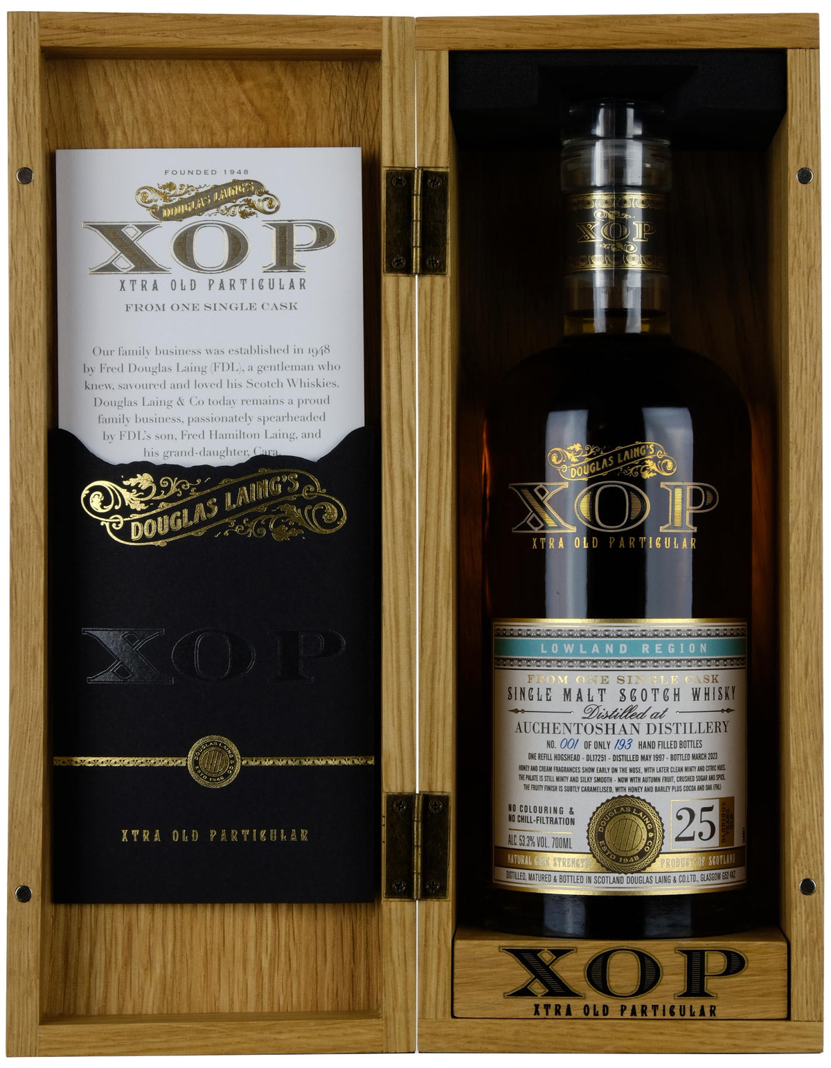 Auchentoshan 1997-2023 | 25 Year Old Douglas Laing XOP Single Cask DL17251