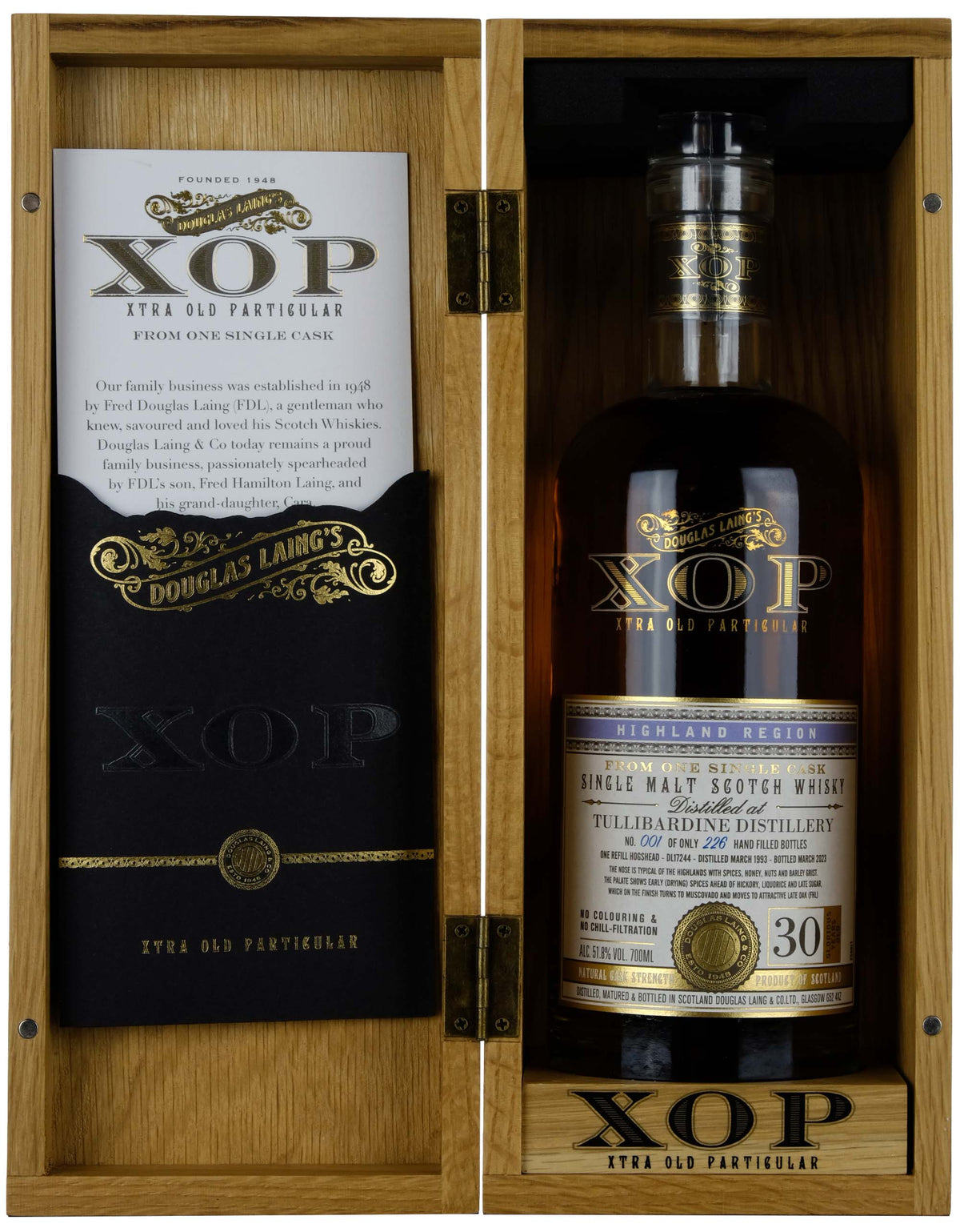 Tullibardine 1993-2023 | 30 Year Old Douglas Laing XOP Single Cask DL17244