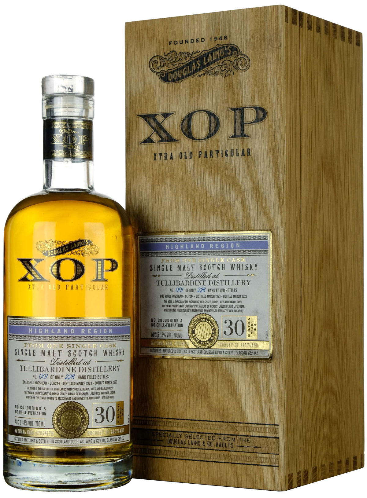 Tullibardine 1993-2023 | 30 Year Old Douglas Laing XOP Single Cask DL17244