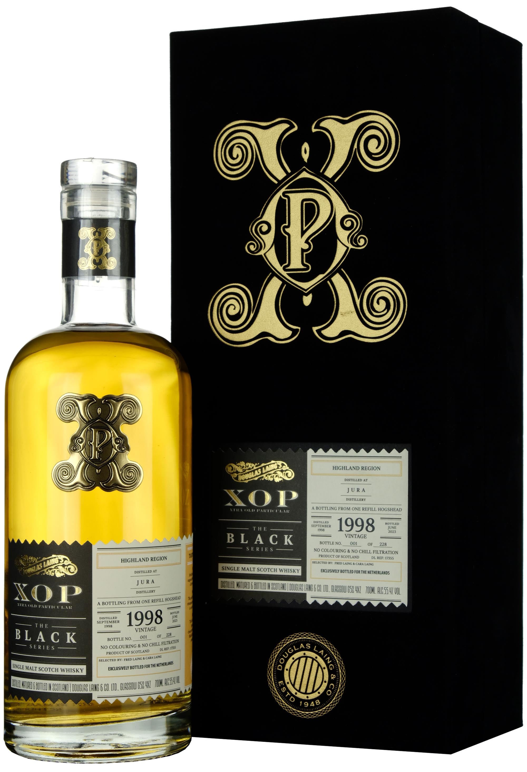 Jura 1998-2023 | 24 Year Old Douglas Laing XOP Black Single Cask DL17355