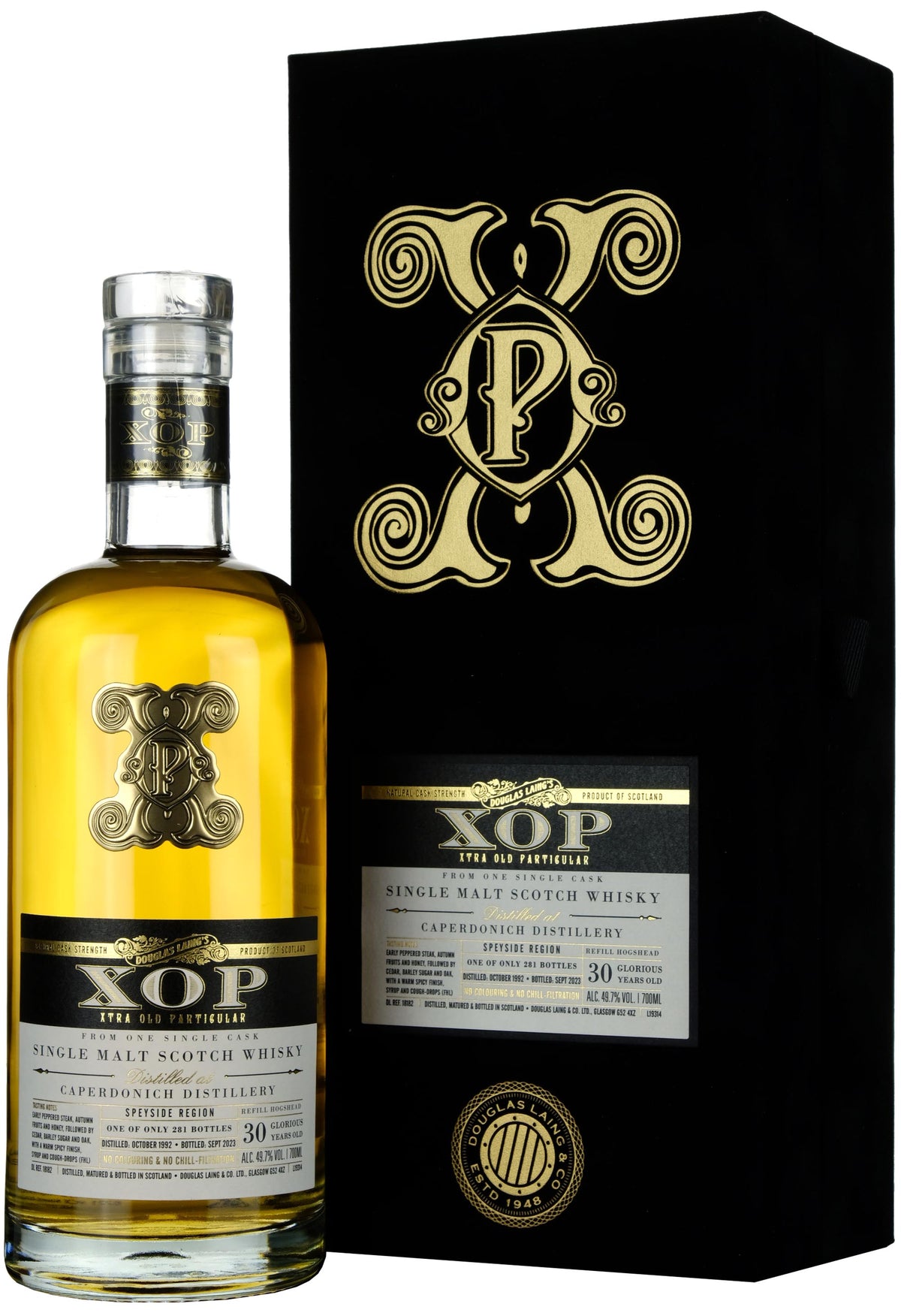 Caperdonich 1992-2023 | 30 Year Old Douglas Laing XOP Black Single Cask DL18182