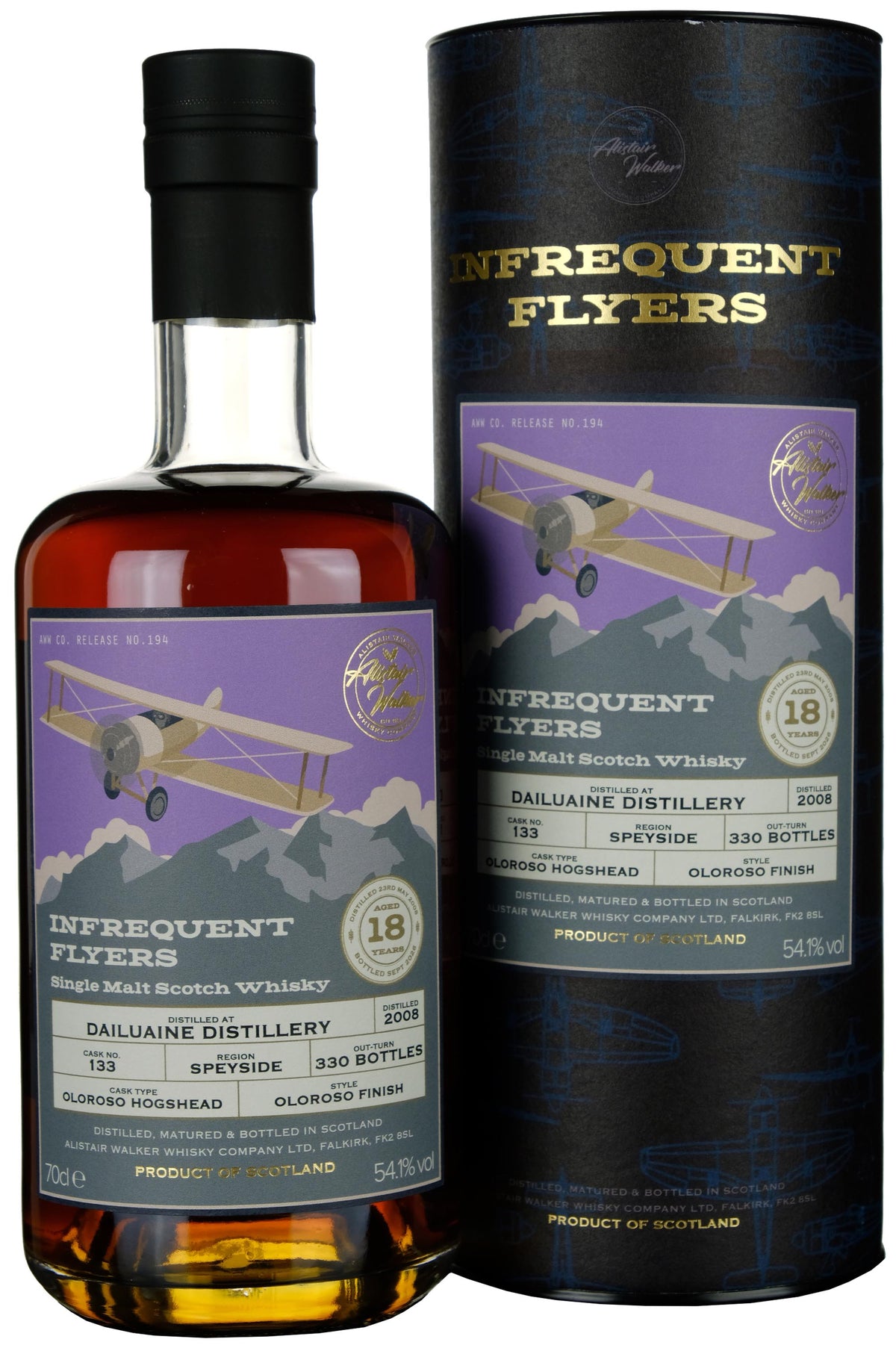 Dailuaine 2008-2026 | 18 Year Old Infrequent Flyers Single Cask 133