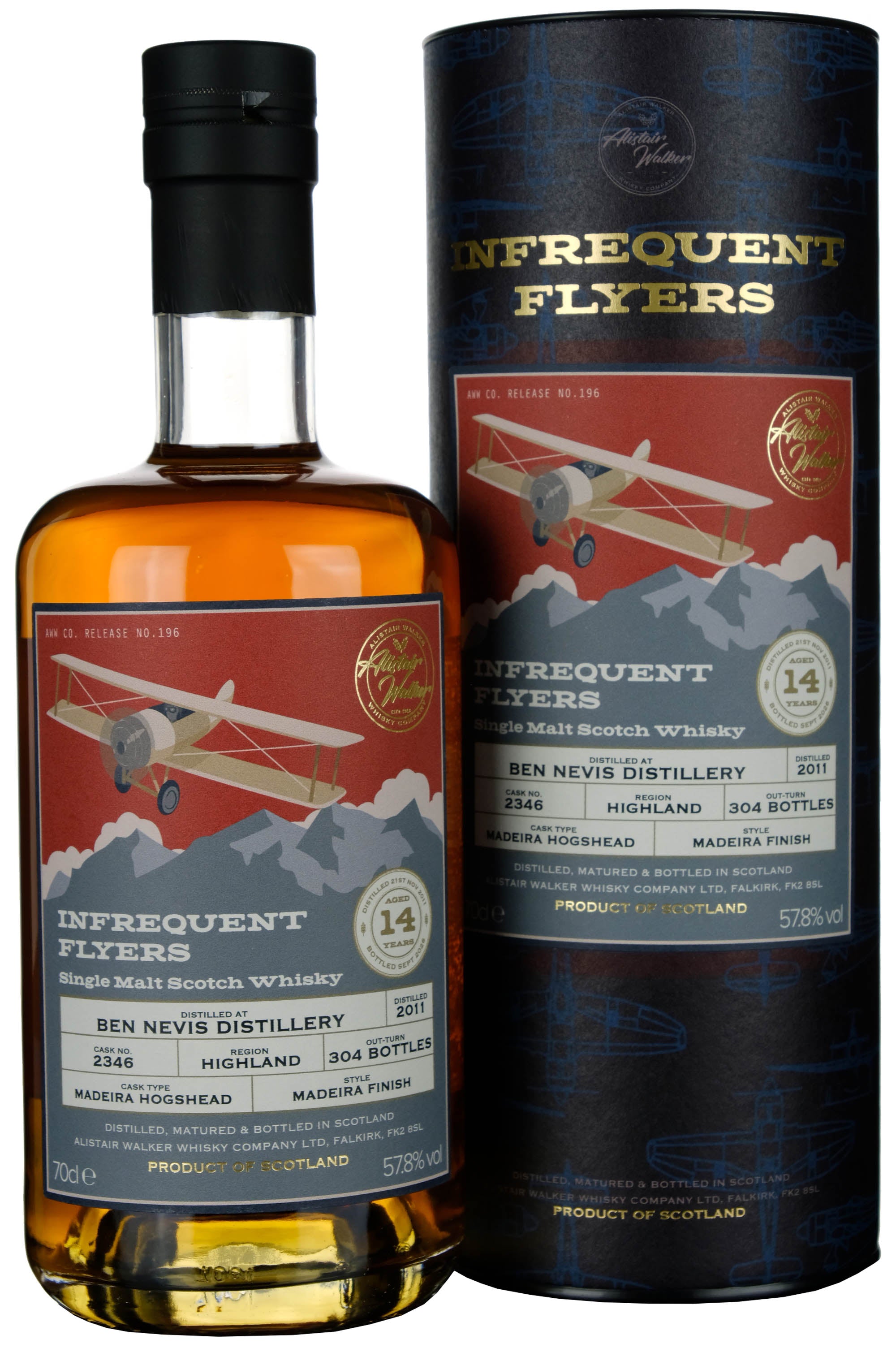 Ben Nevis 2011-2026 | 14 Year Old Infrequent Flyers Single Cask 2346