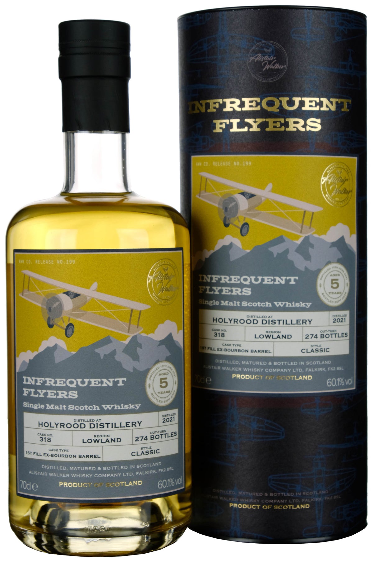 Holyrood 2021-2026 | 5 Year Old Infrequent Flyers Single Cask 318