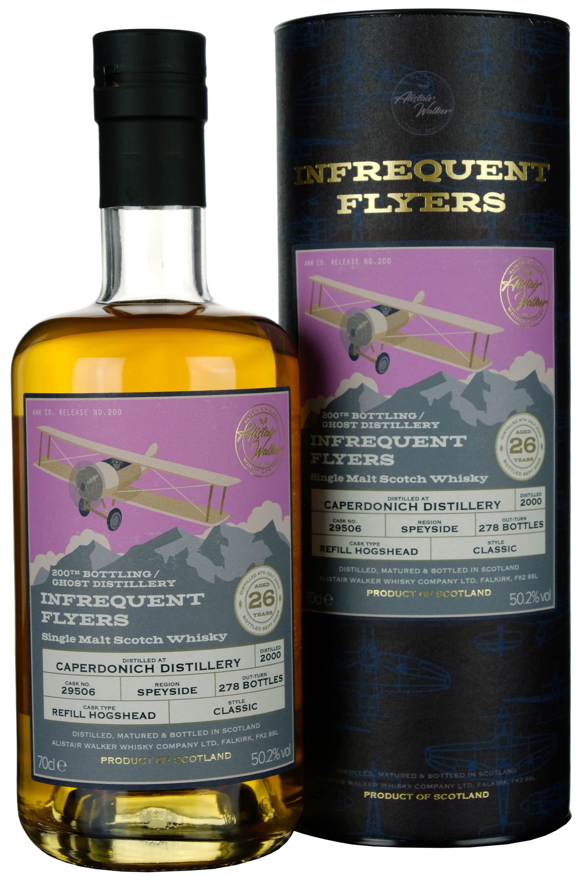 Caperdonich 2000-2026 | 26 Year Old Infrequent Flyers Single Cask 29506