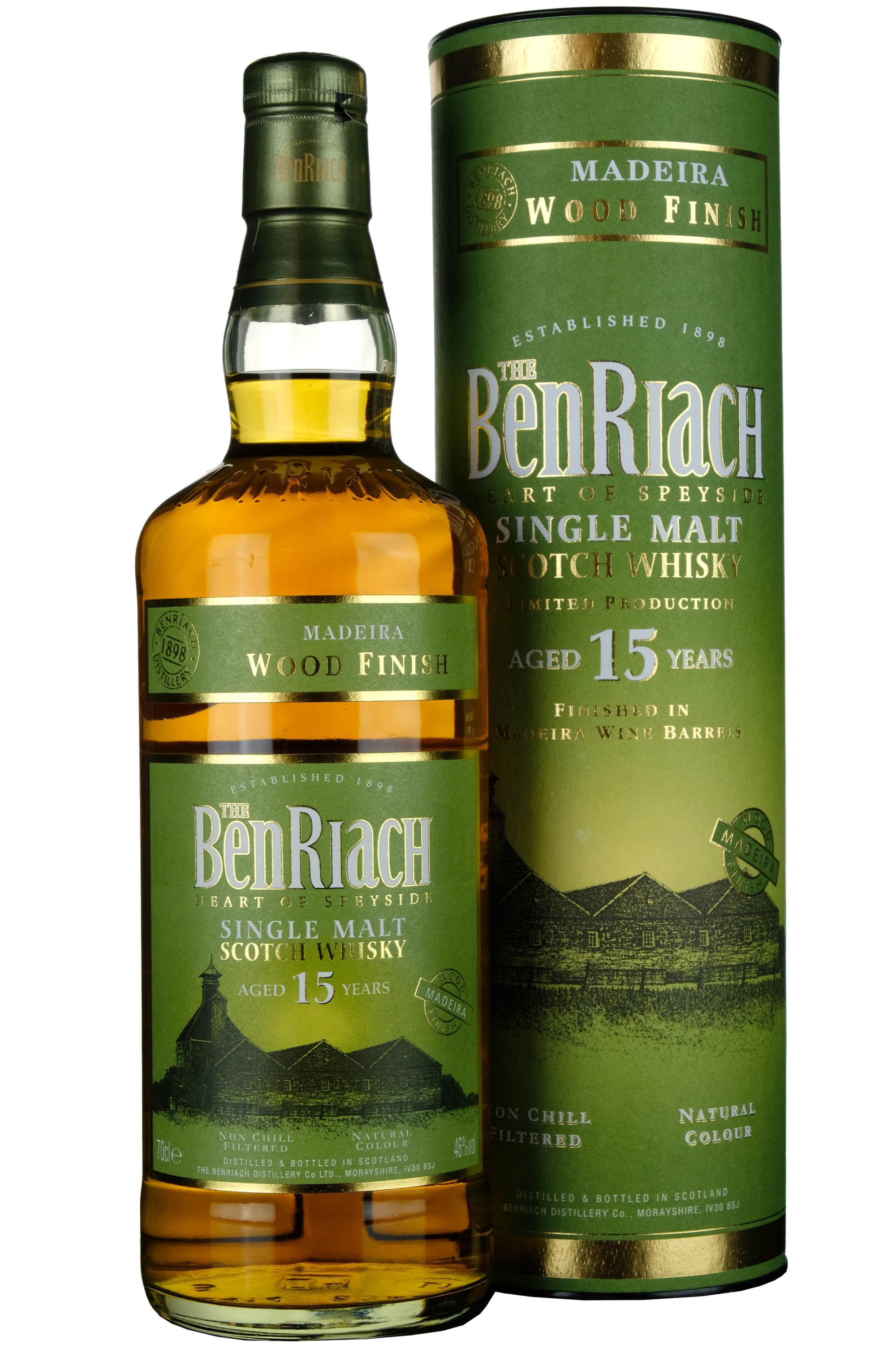 Benriach 15 Year Old Madeira Wood Finish Bottled 2014