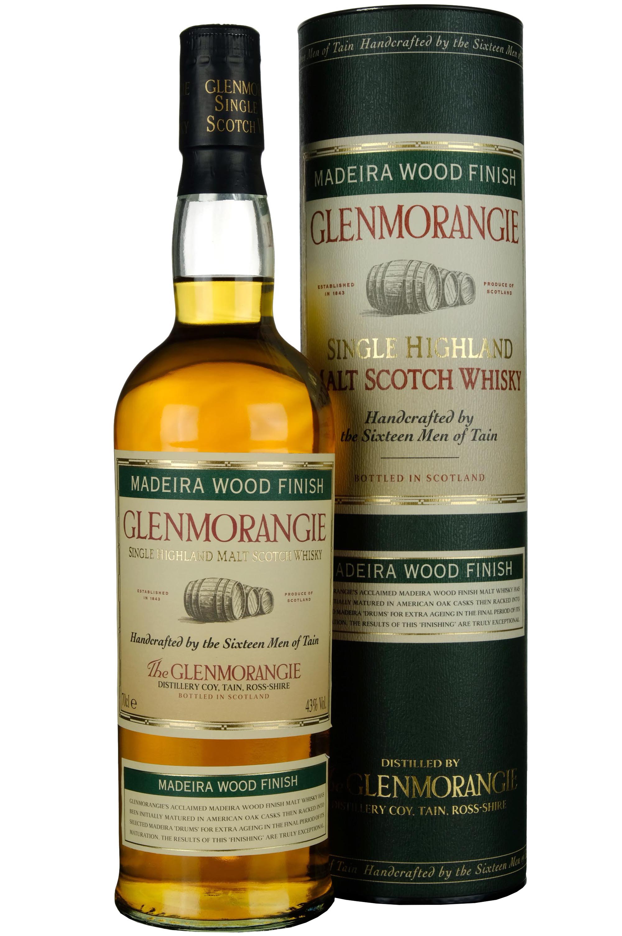 Glenmorangie Madeira Wood Finish Circa 2000