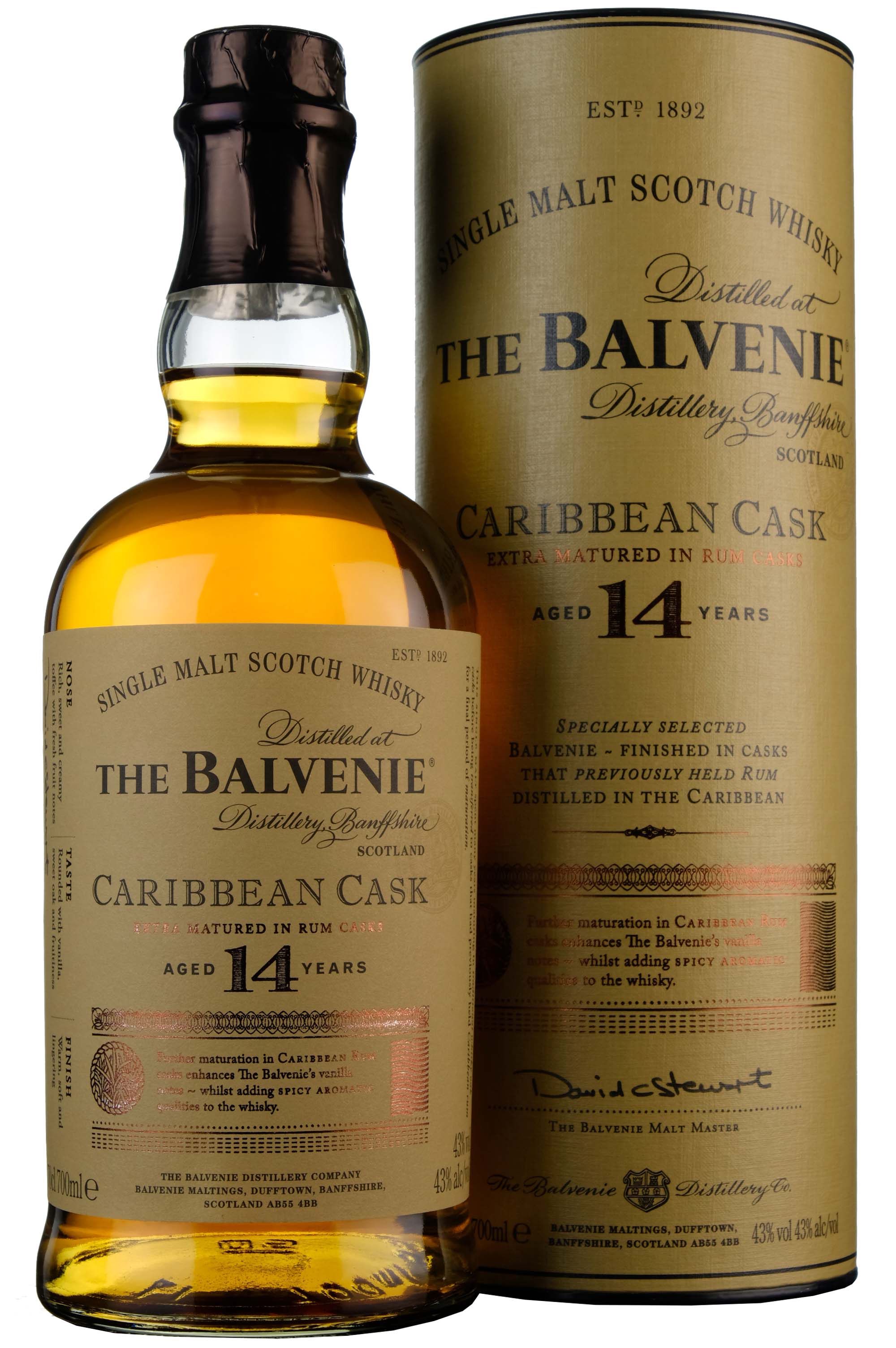 Balvenie 14 Year Old Caribbean Cask