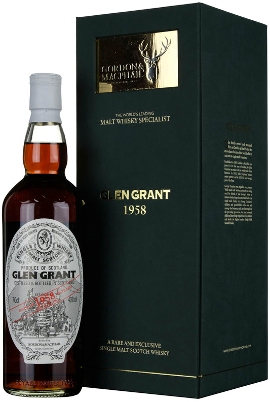 Glen Grant 1958-2013 | 54 Year Old Gordon & MacPhail Distillery Label Single Cask 3815