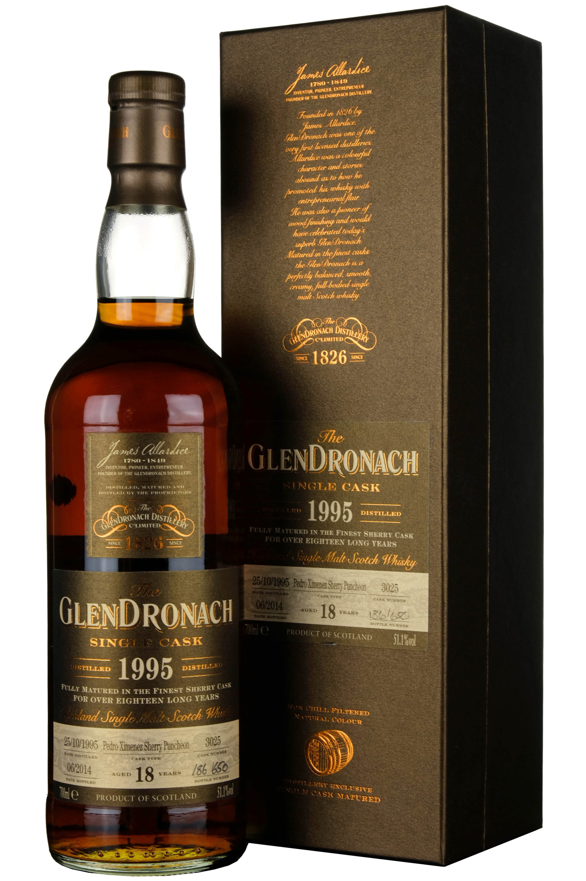 Glendronach 1995-2014 | 18 Year Old Single Cask 3025 Batch 10