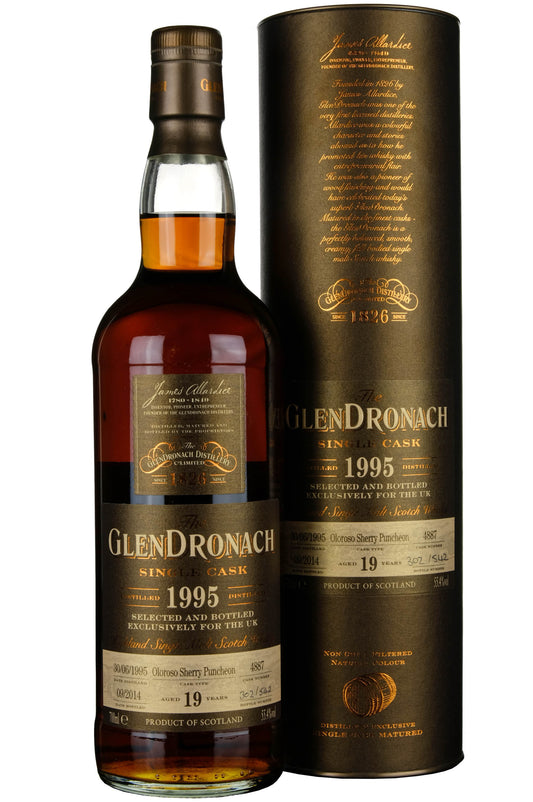 Glendronach 1995-2014 | 19 Year Old Single Cask 4887 UK Exclusive