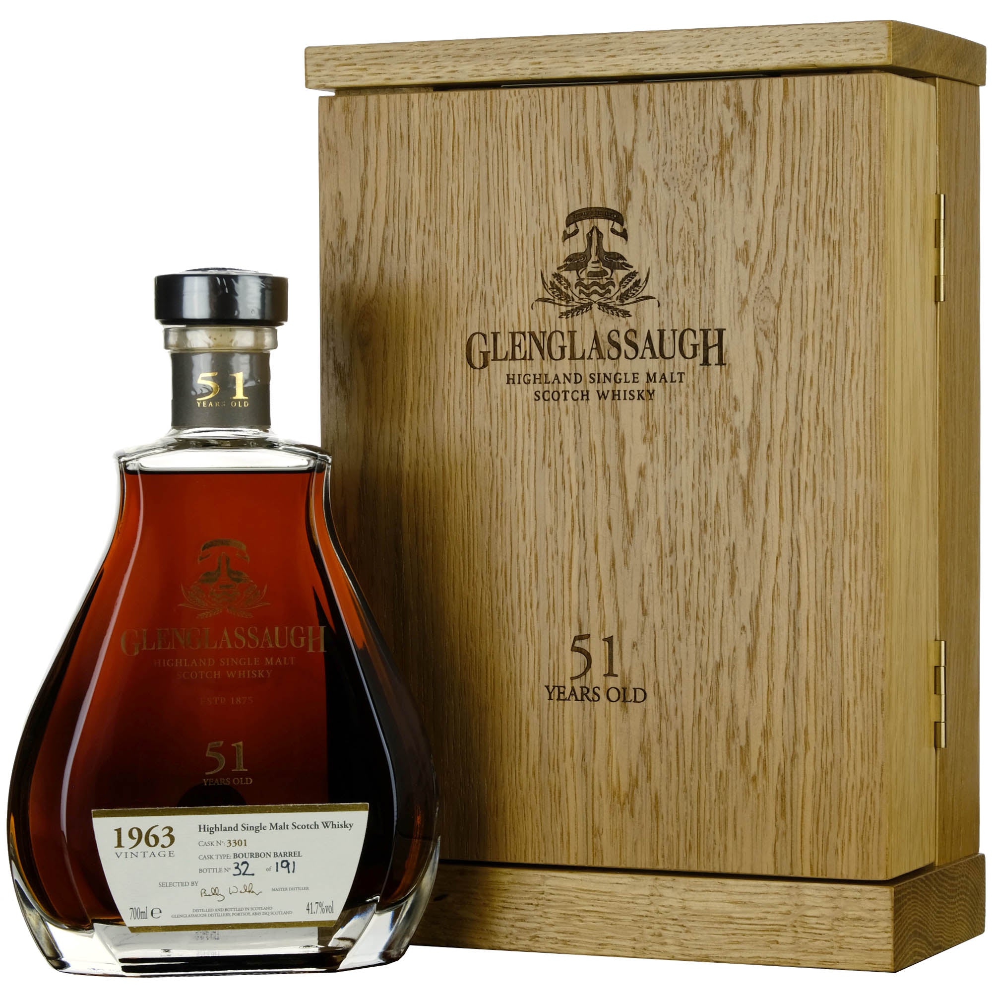 Glenglassaugh 1963-2014 | 51 Year Old Single Cask 3301