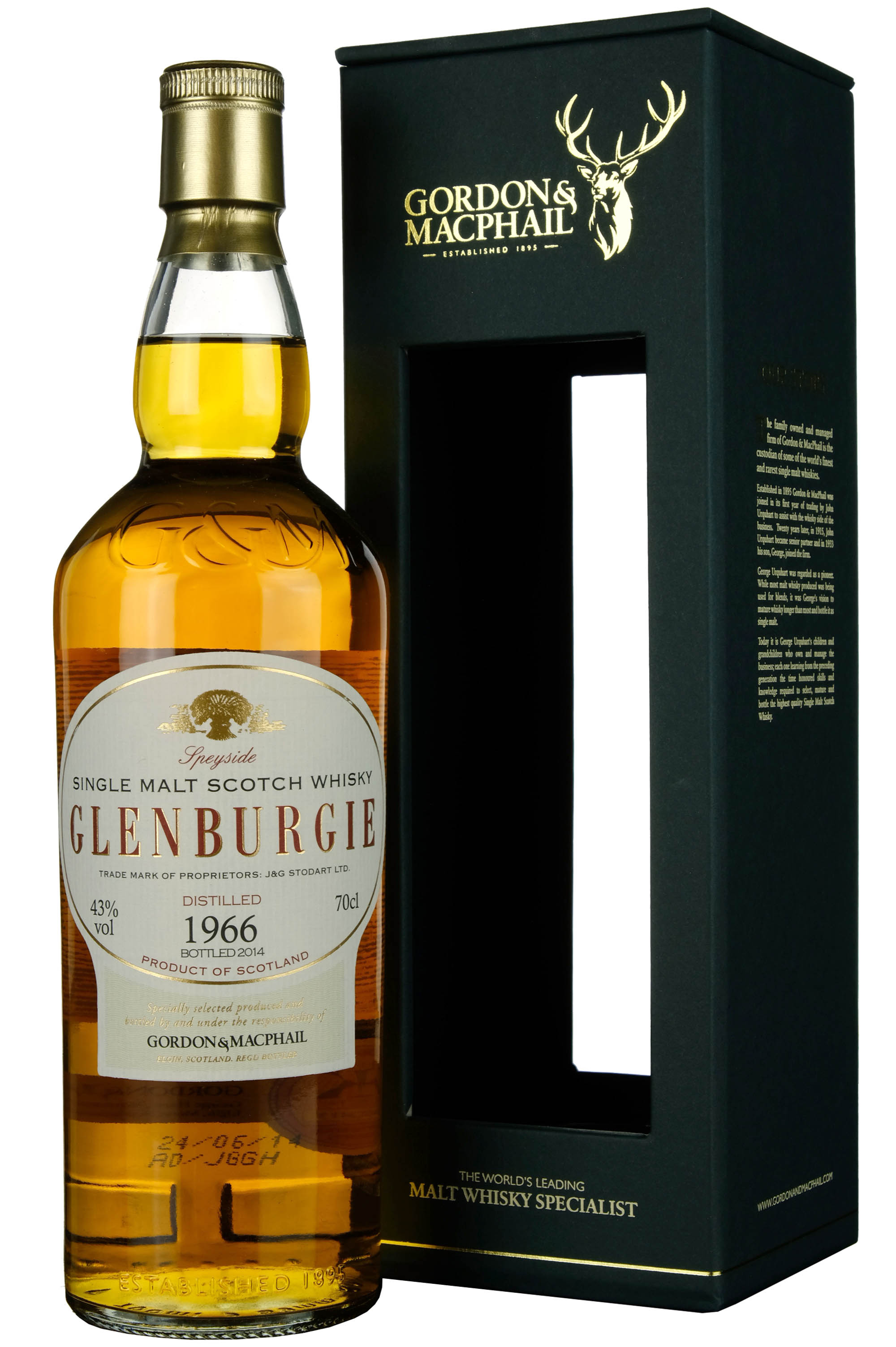 Glenburgie 1966-2014 Gordon & MacPhail Distillery Label