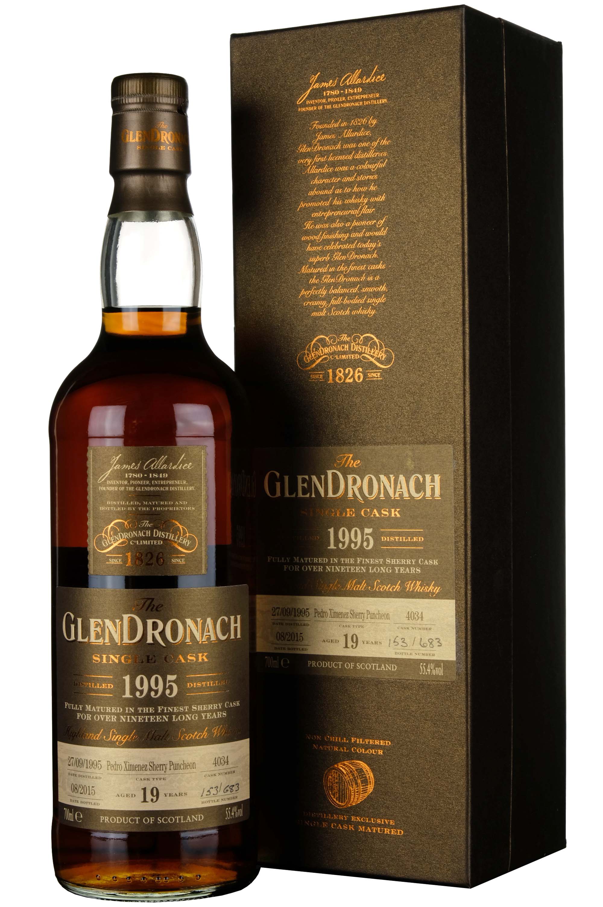 Glendronach 1995-2015 | 19 Year Old Single Cask 4034 Batch 12