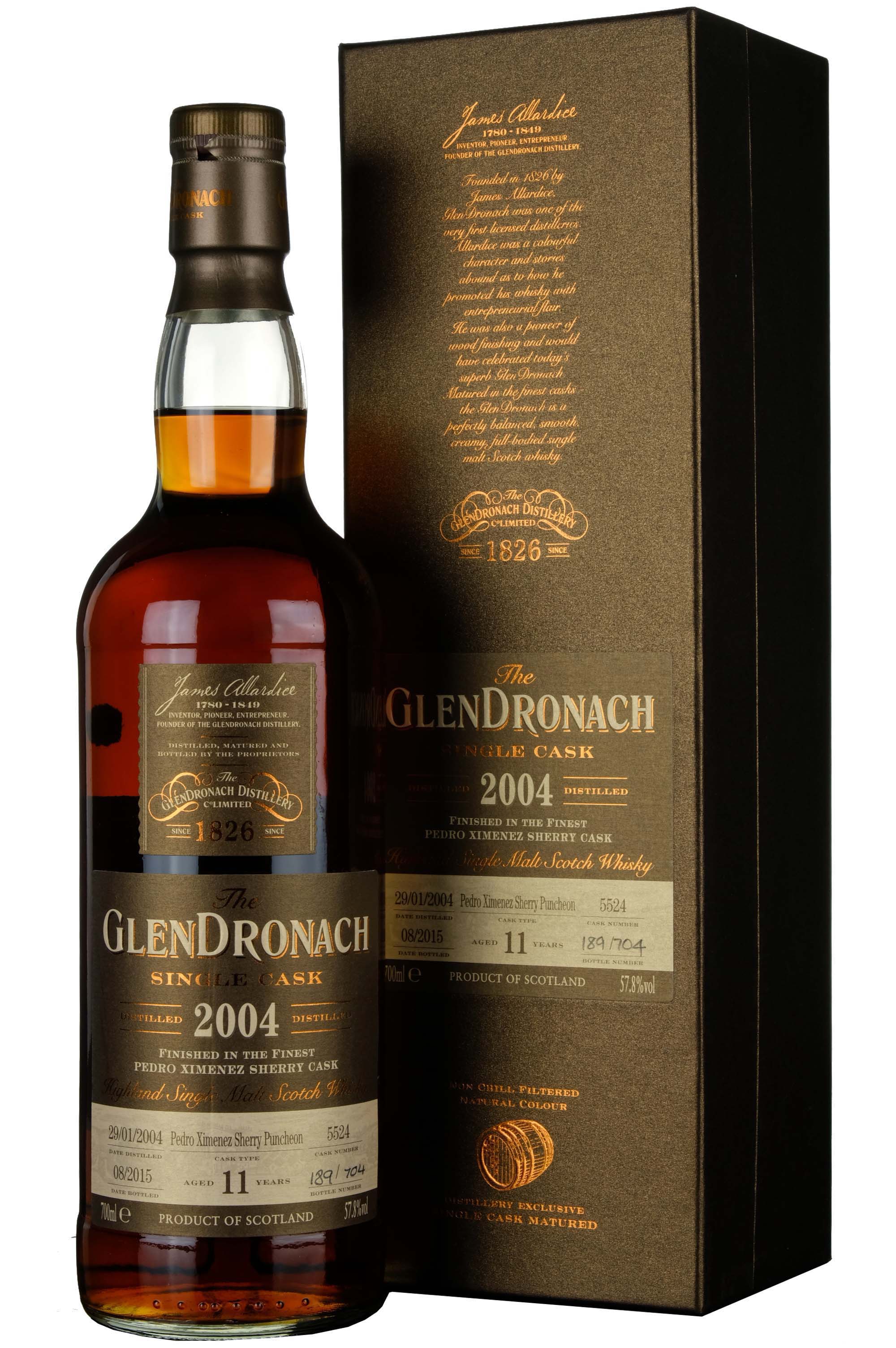 Glendronach 2004-2015 | 11 Year Old Single Cask 5524 Batch 12