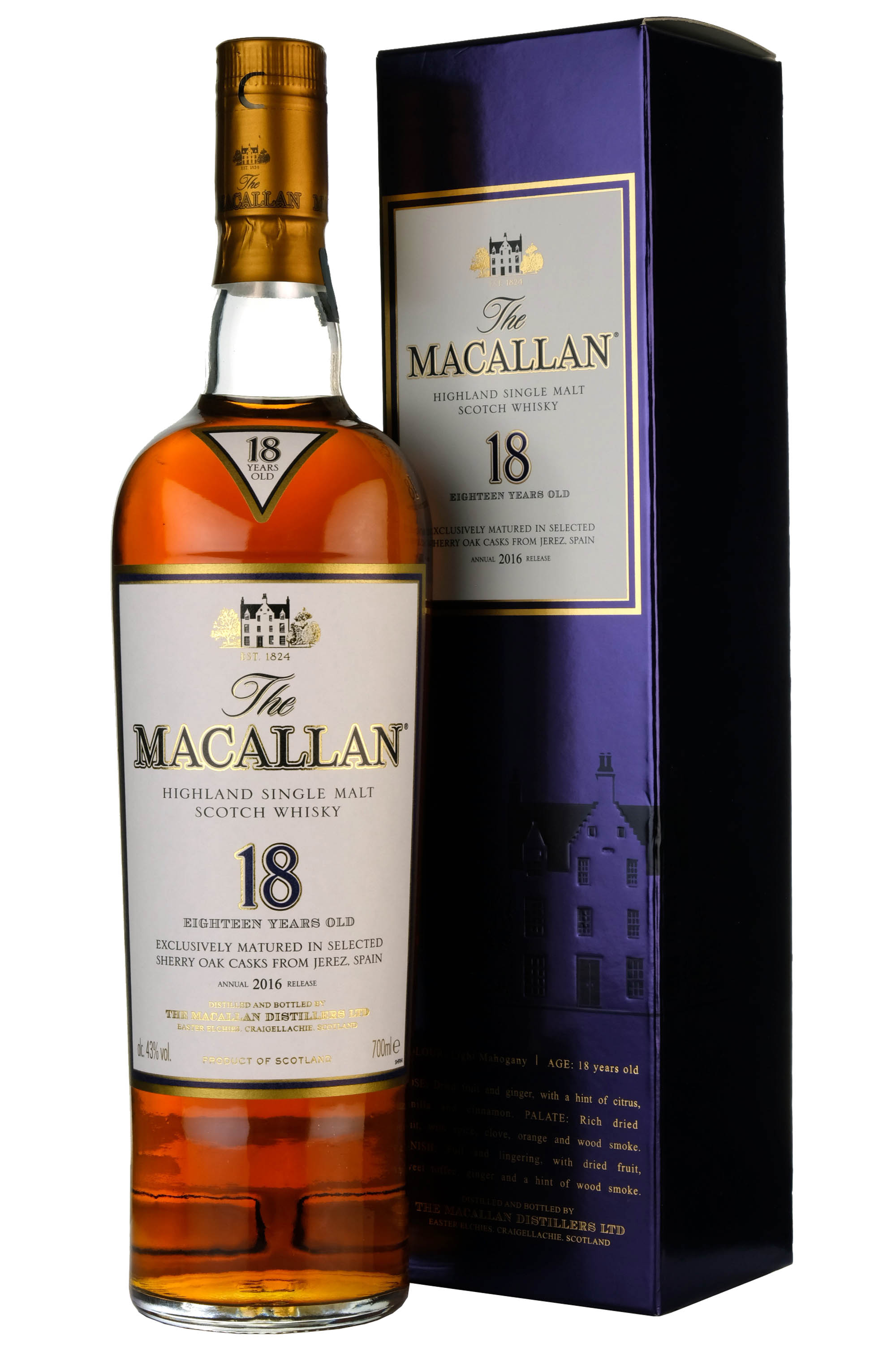 Macallan 18 Year Old Sherry Cask 2016 Release