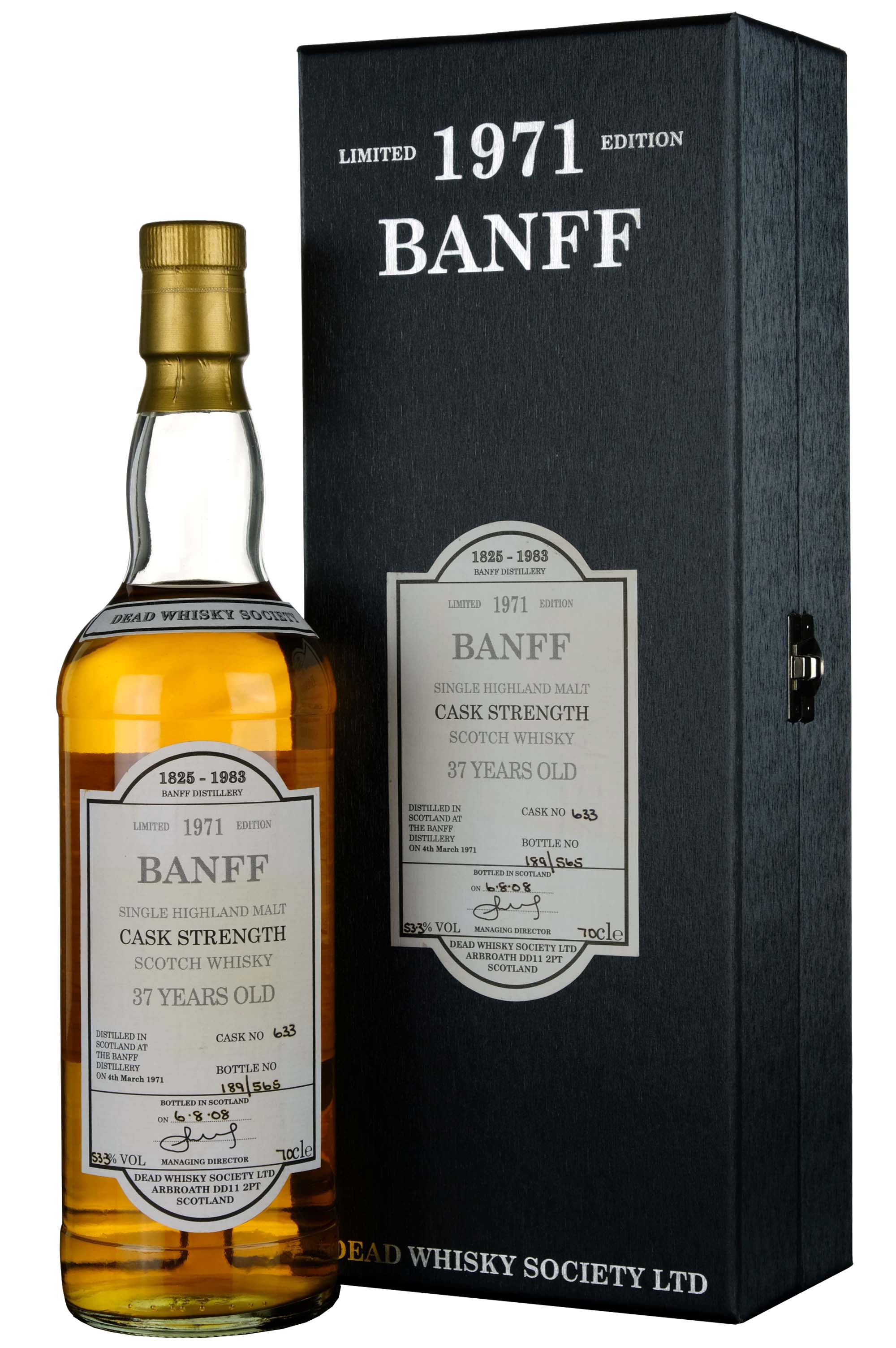 Banff 1971-2008 | 37 Year Old Dead Whisky Society Cask 633