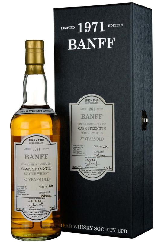 Banff 1971-2008 | 37 Year Old Dead Whisky Society Cask 633